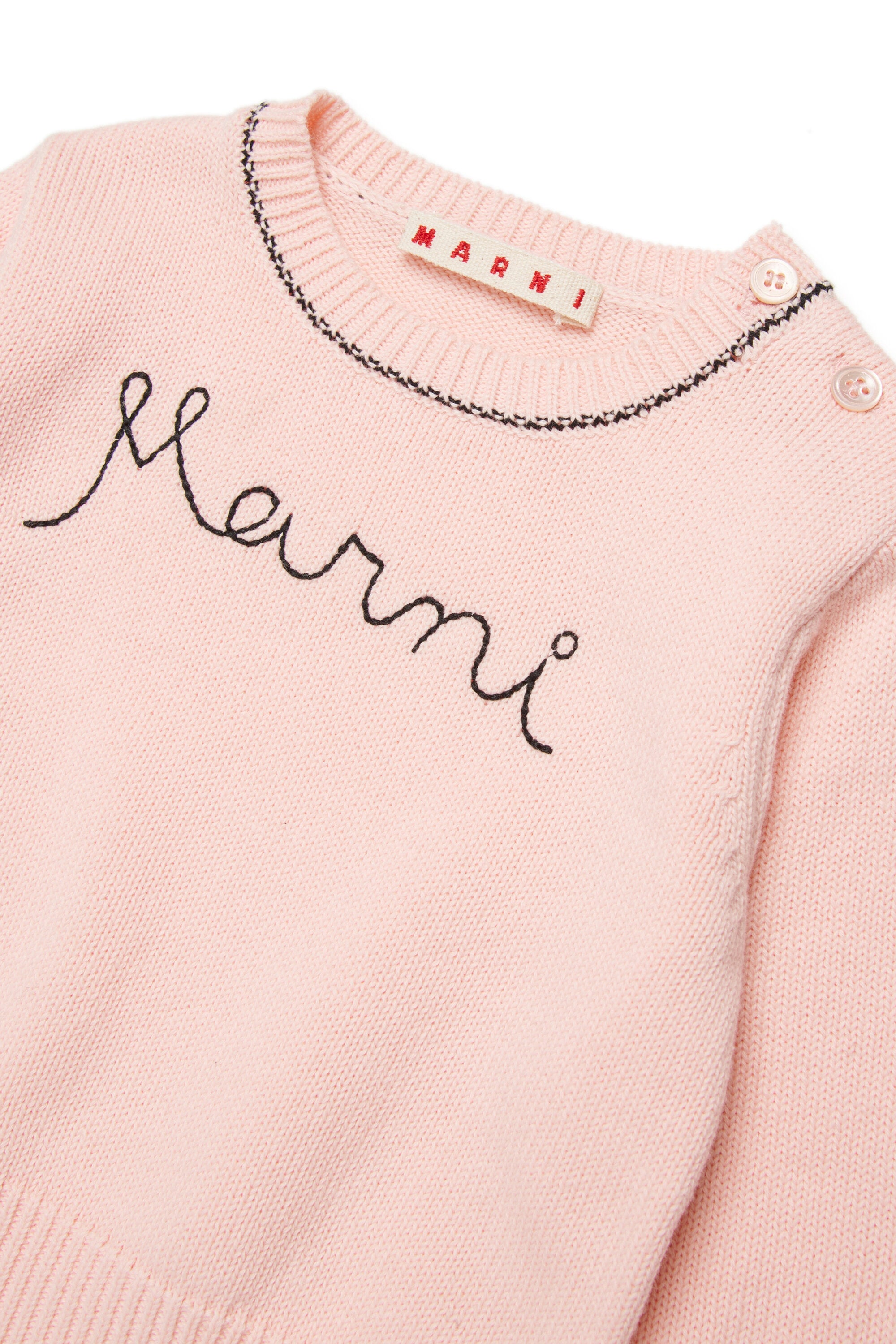 Pullover girocollo con logo