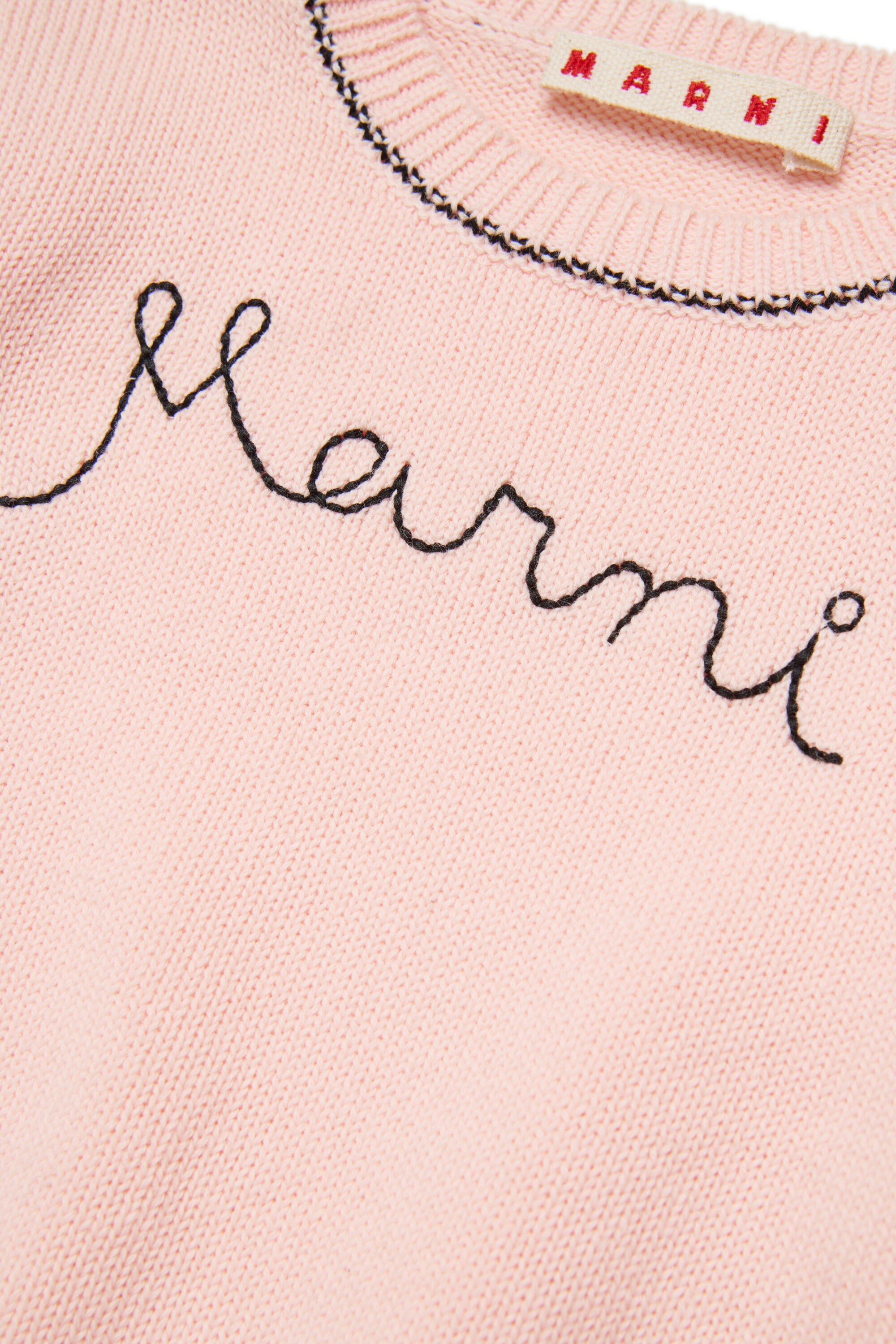 Jersey de cuello redondo con logo