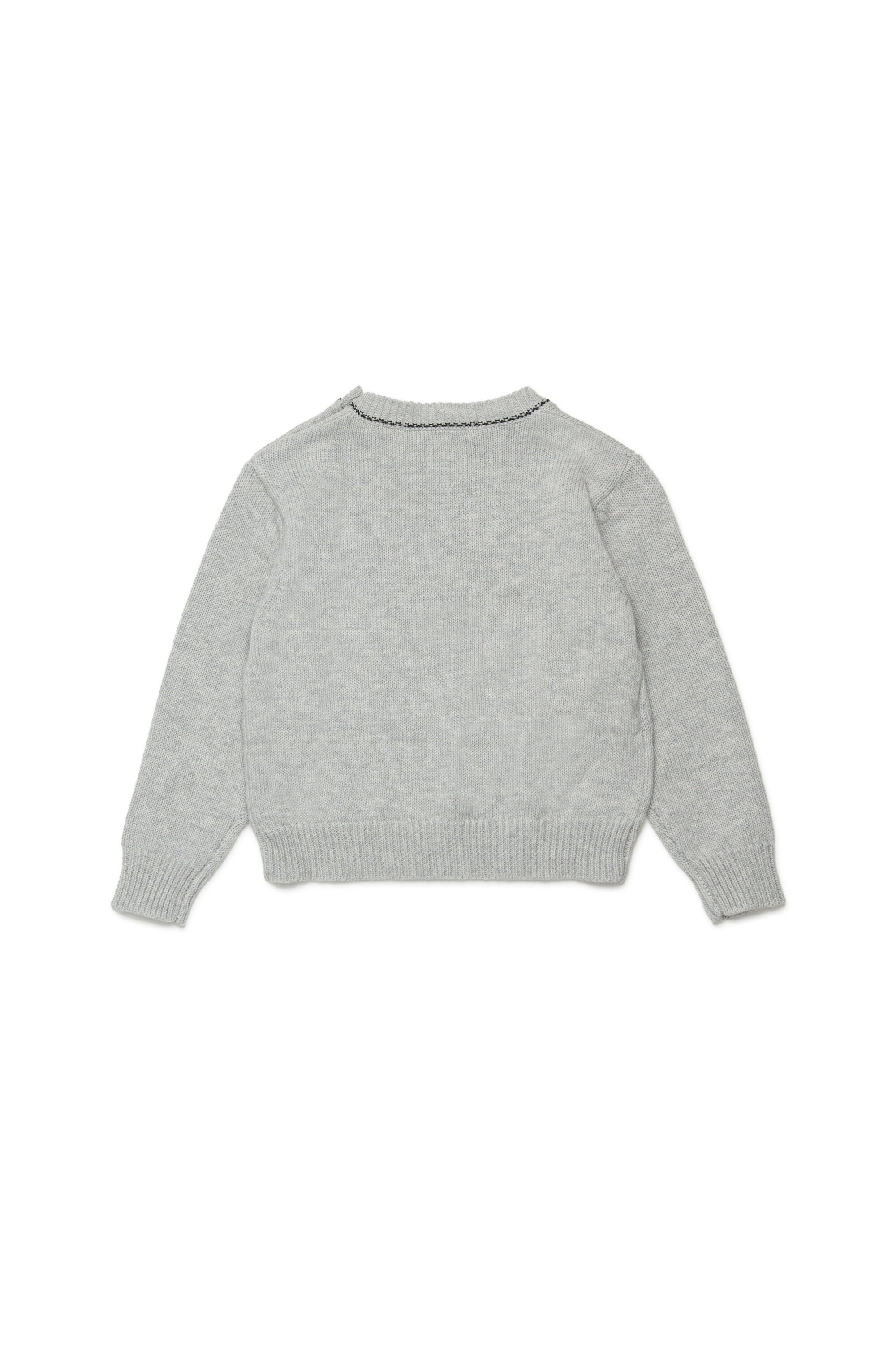 Crew neck pullover with logo