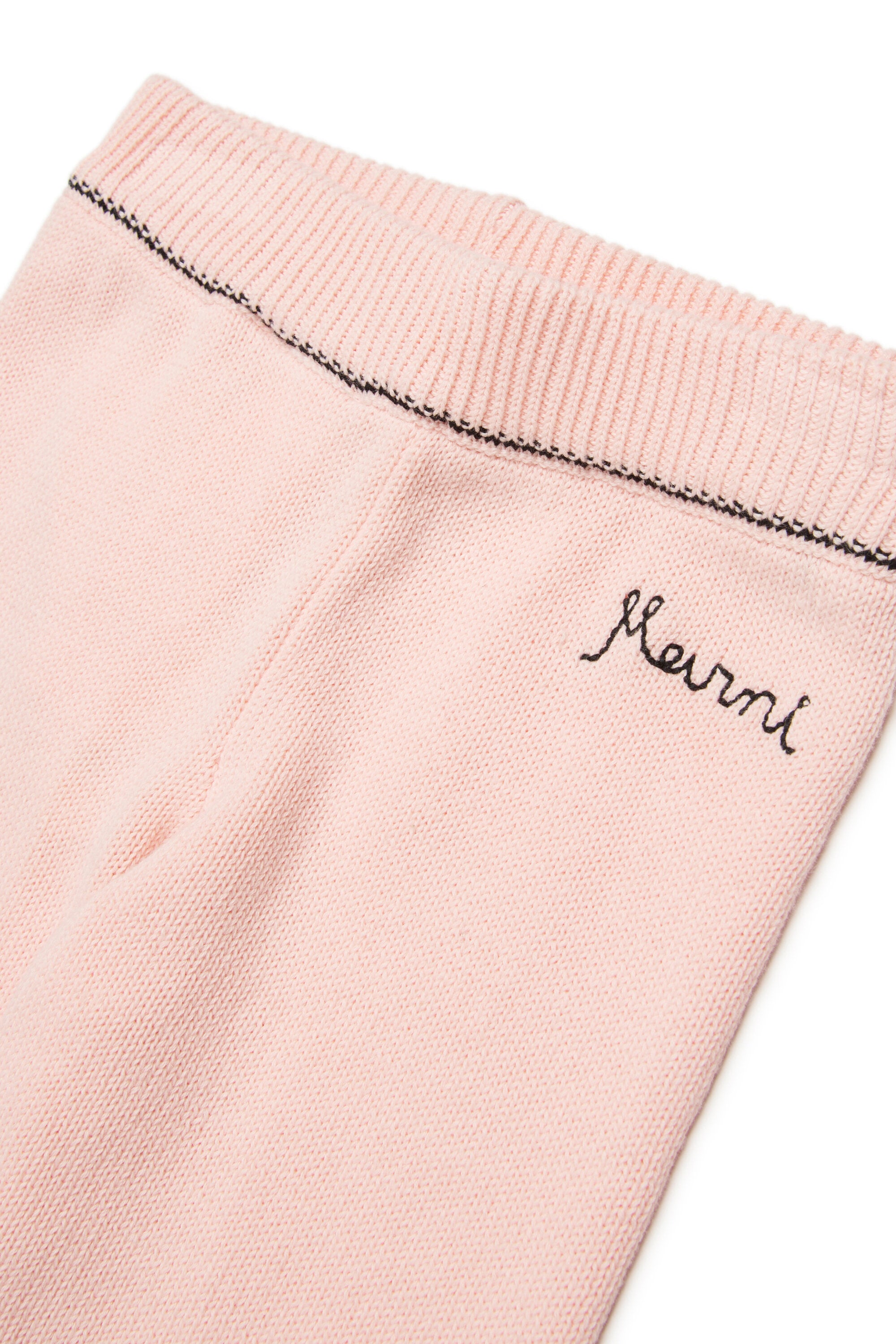 Strickhose mit Logo