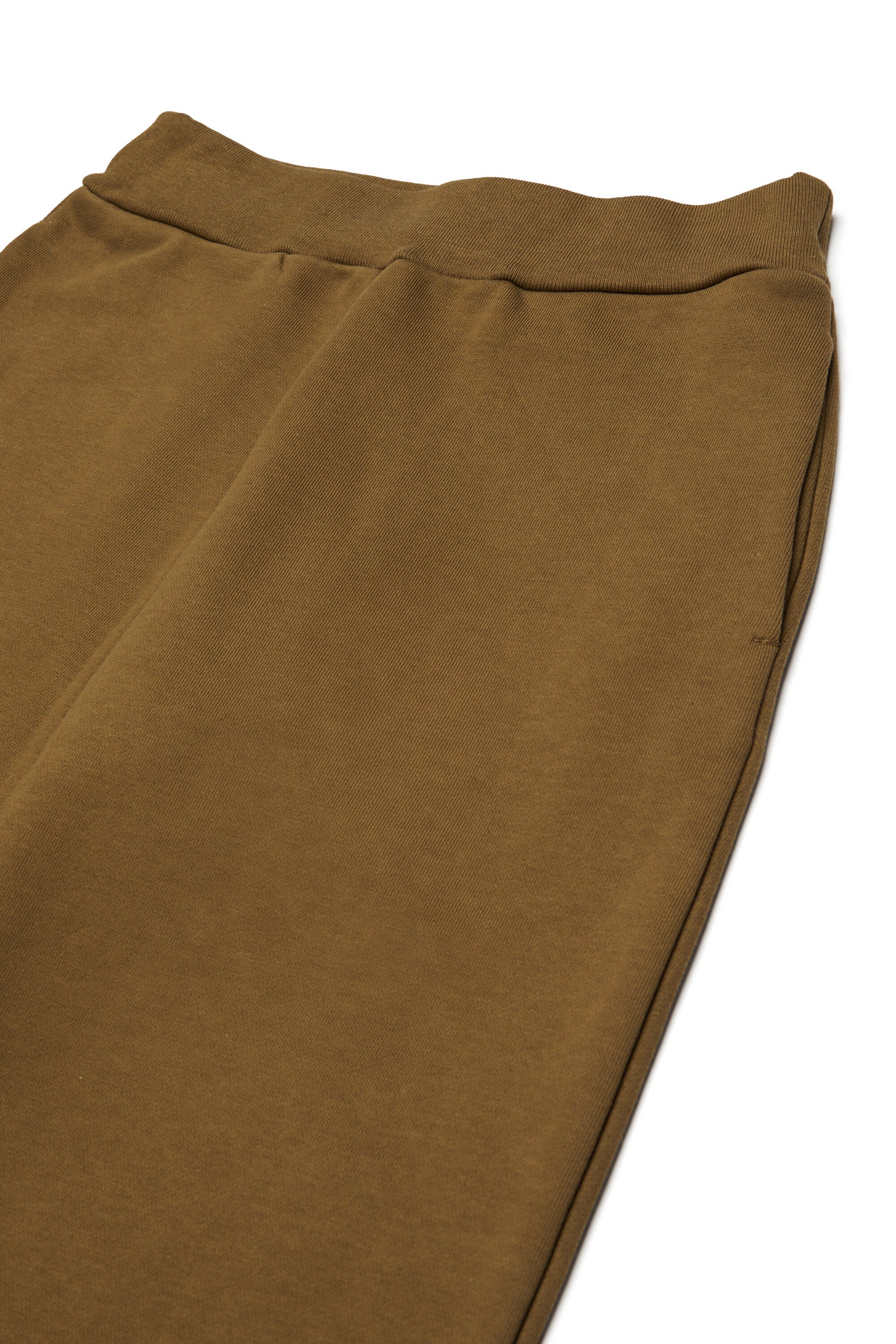 Fleece jogger pants with logo