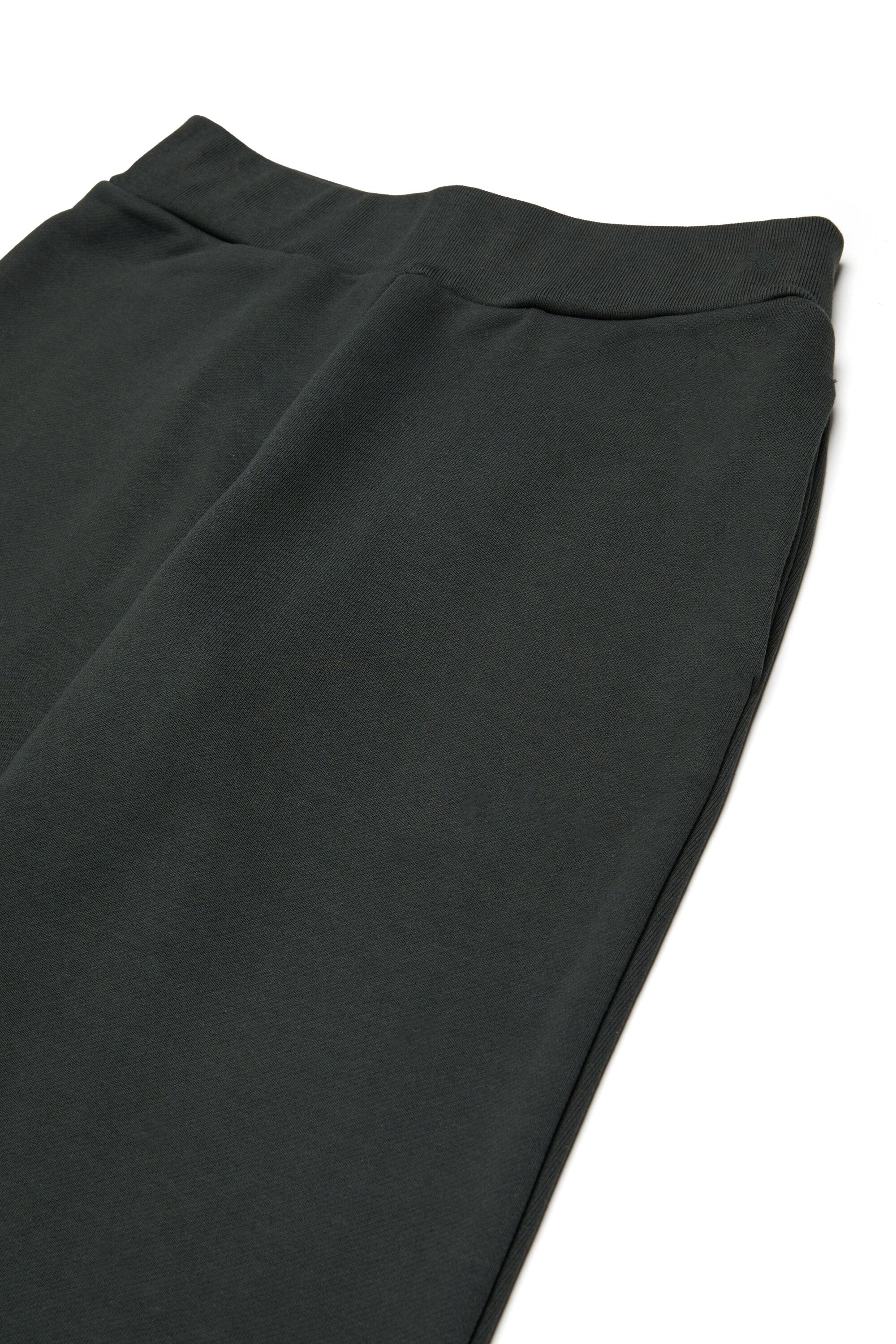 Fleece jogger pants with logo