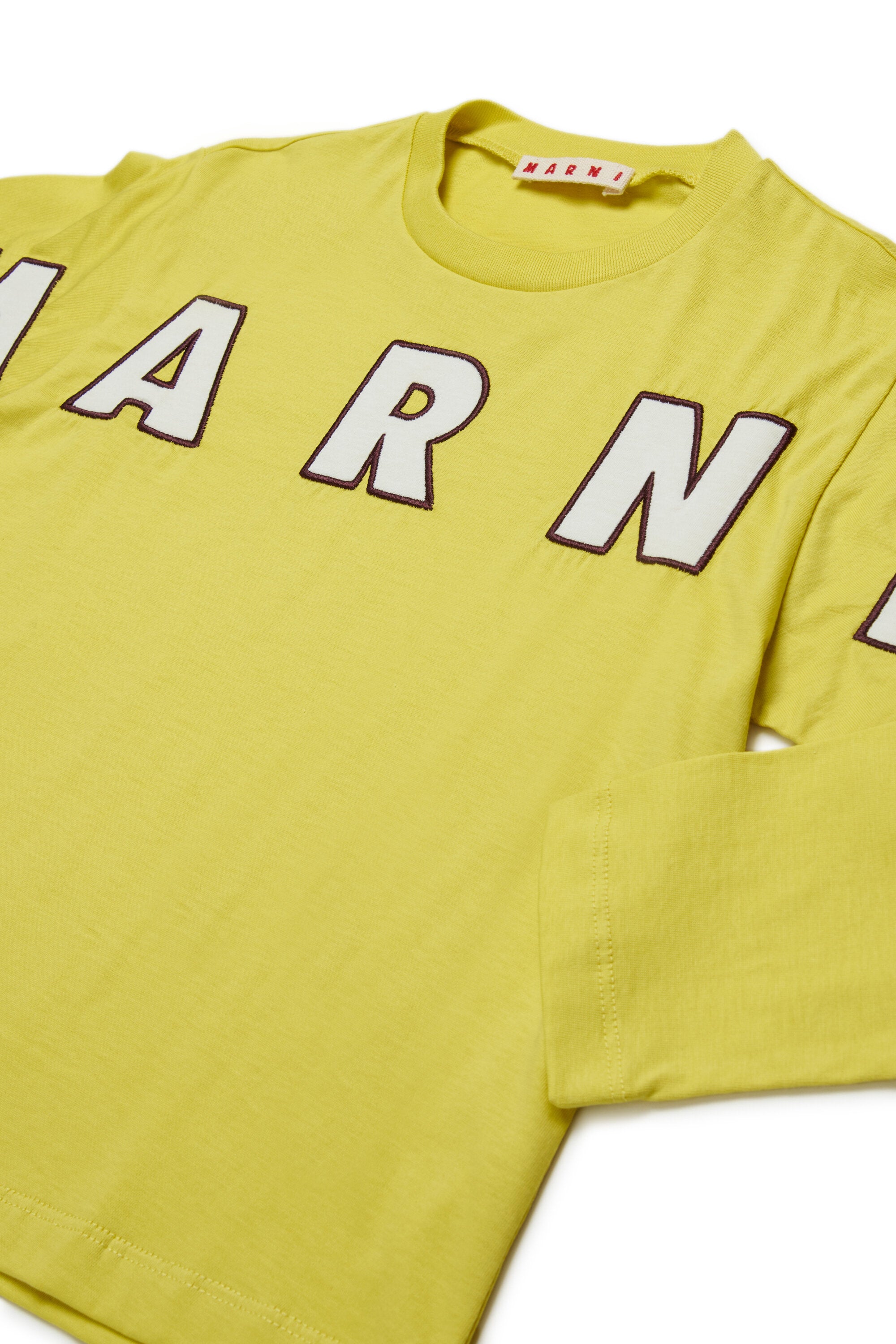 T-shirt à manches longues avec logo brodé