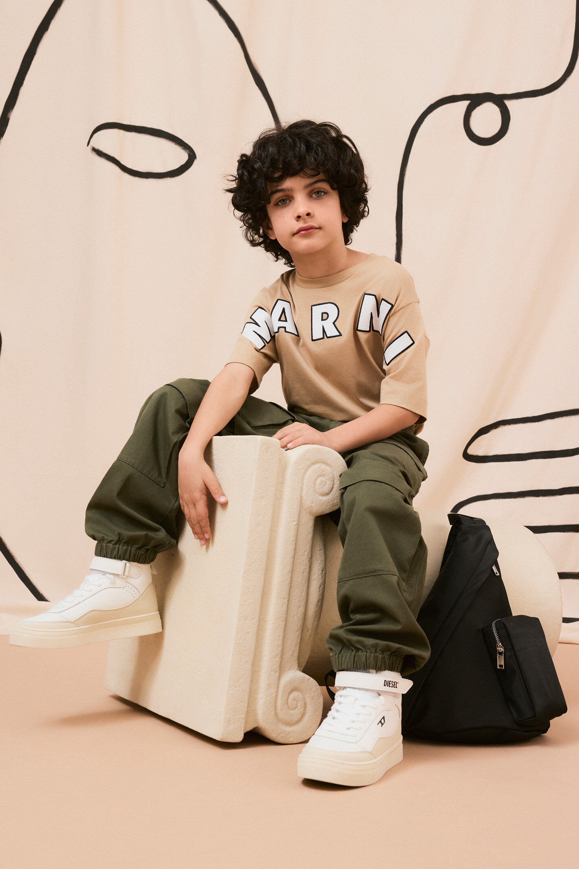 T-shirt avec logo brodé