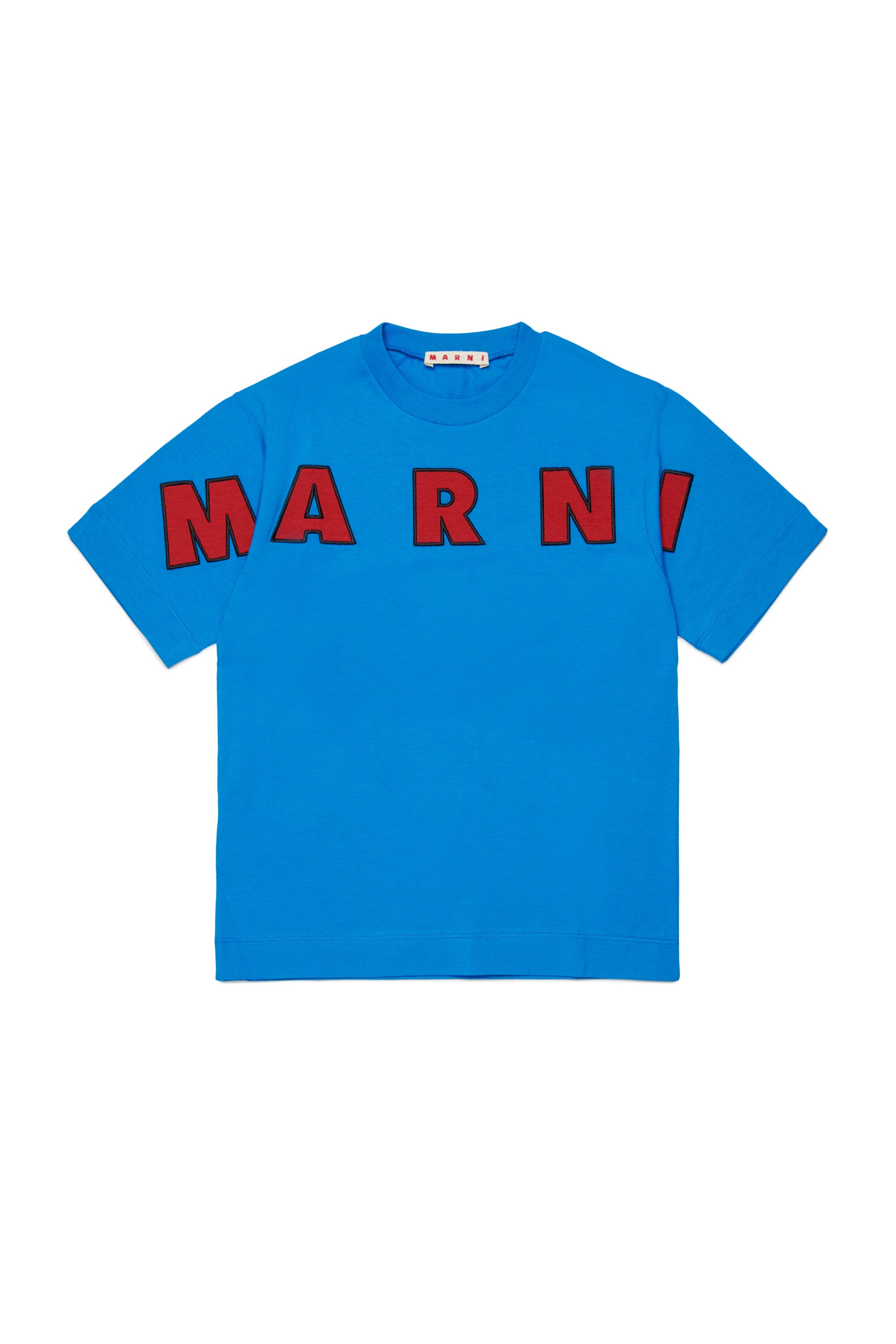 T-Shirt mit aufgesticktem Logo