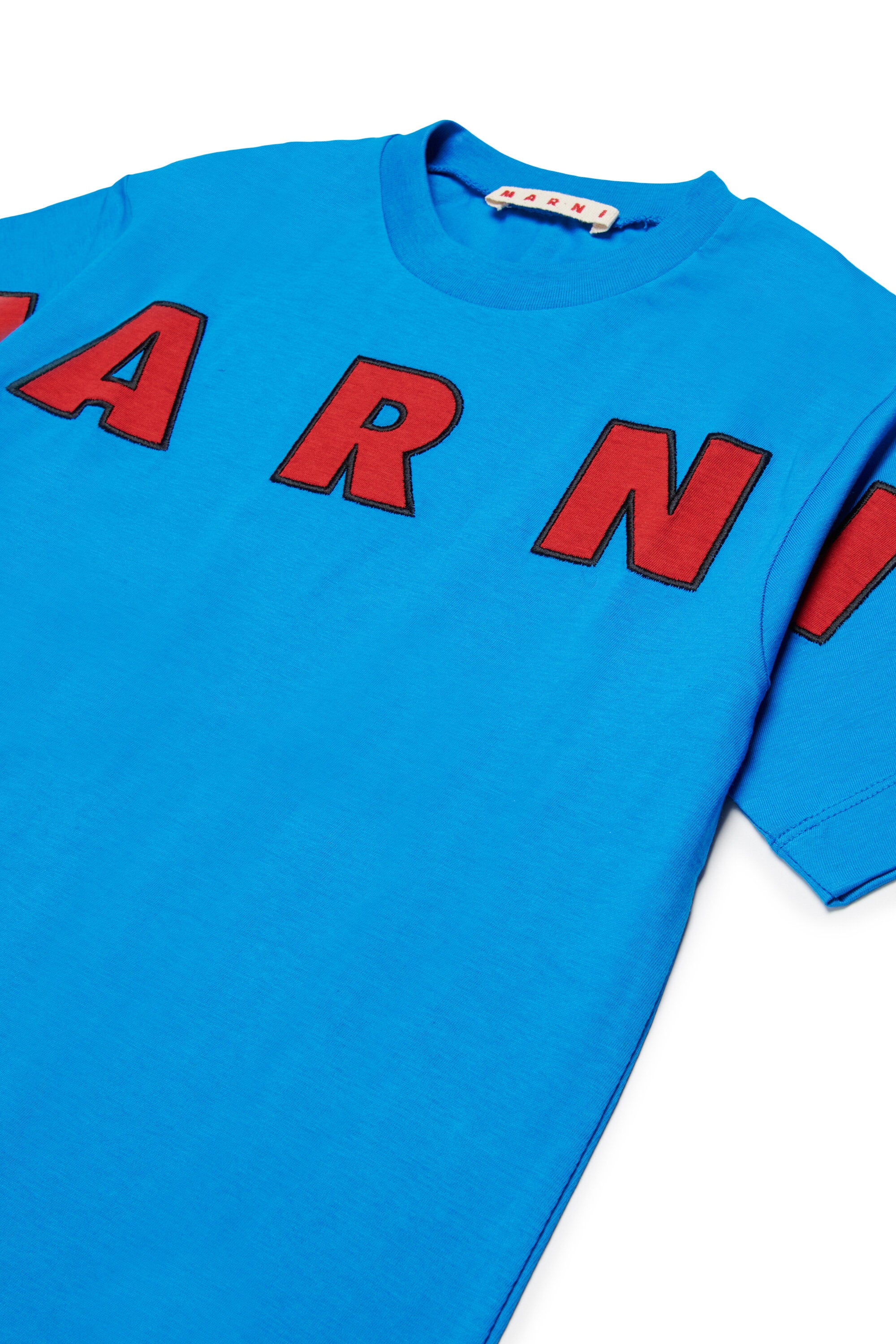 T-shirt con logo ricamato