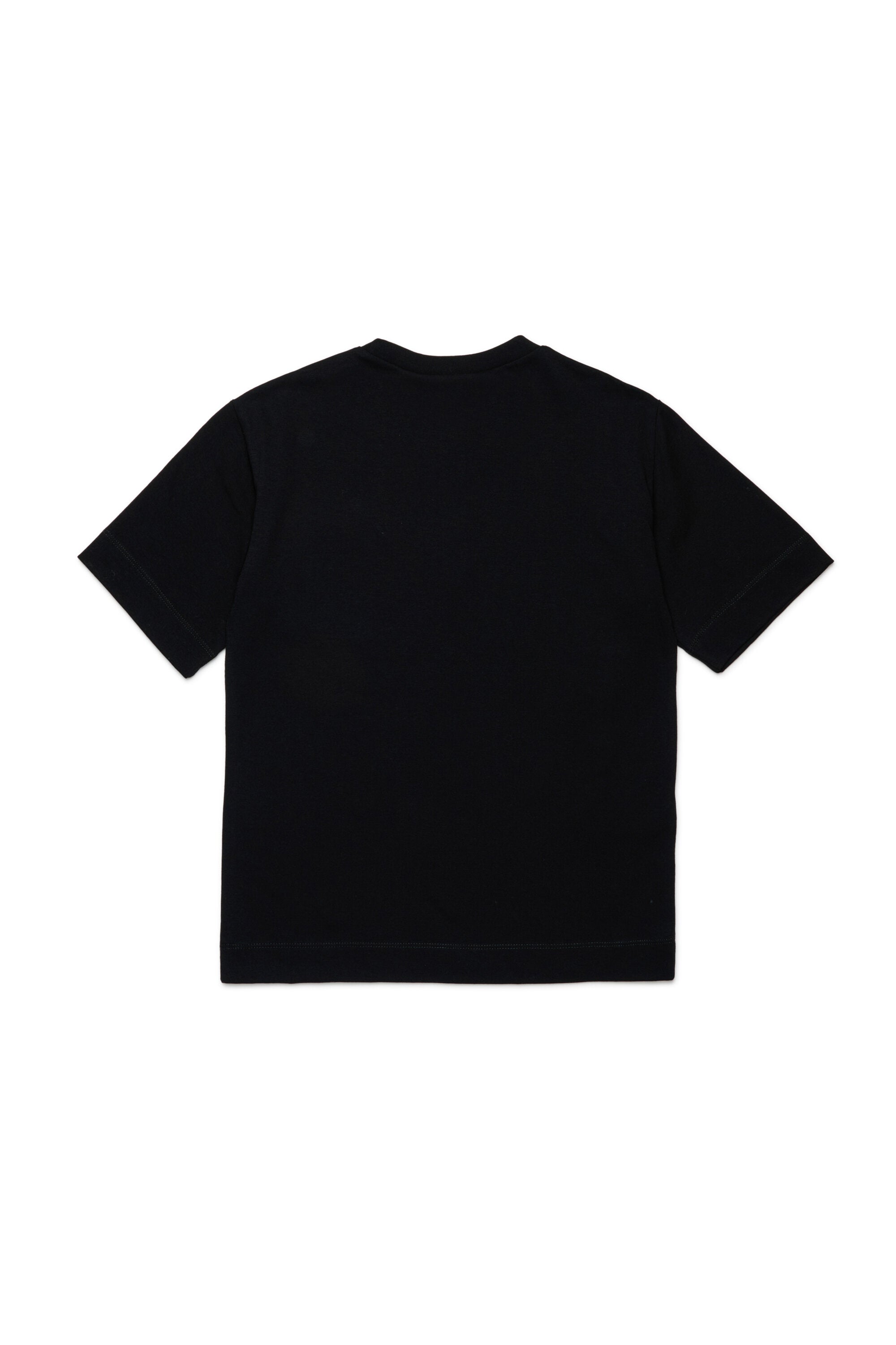 T-shirt con logo ricamato