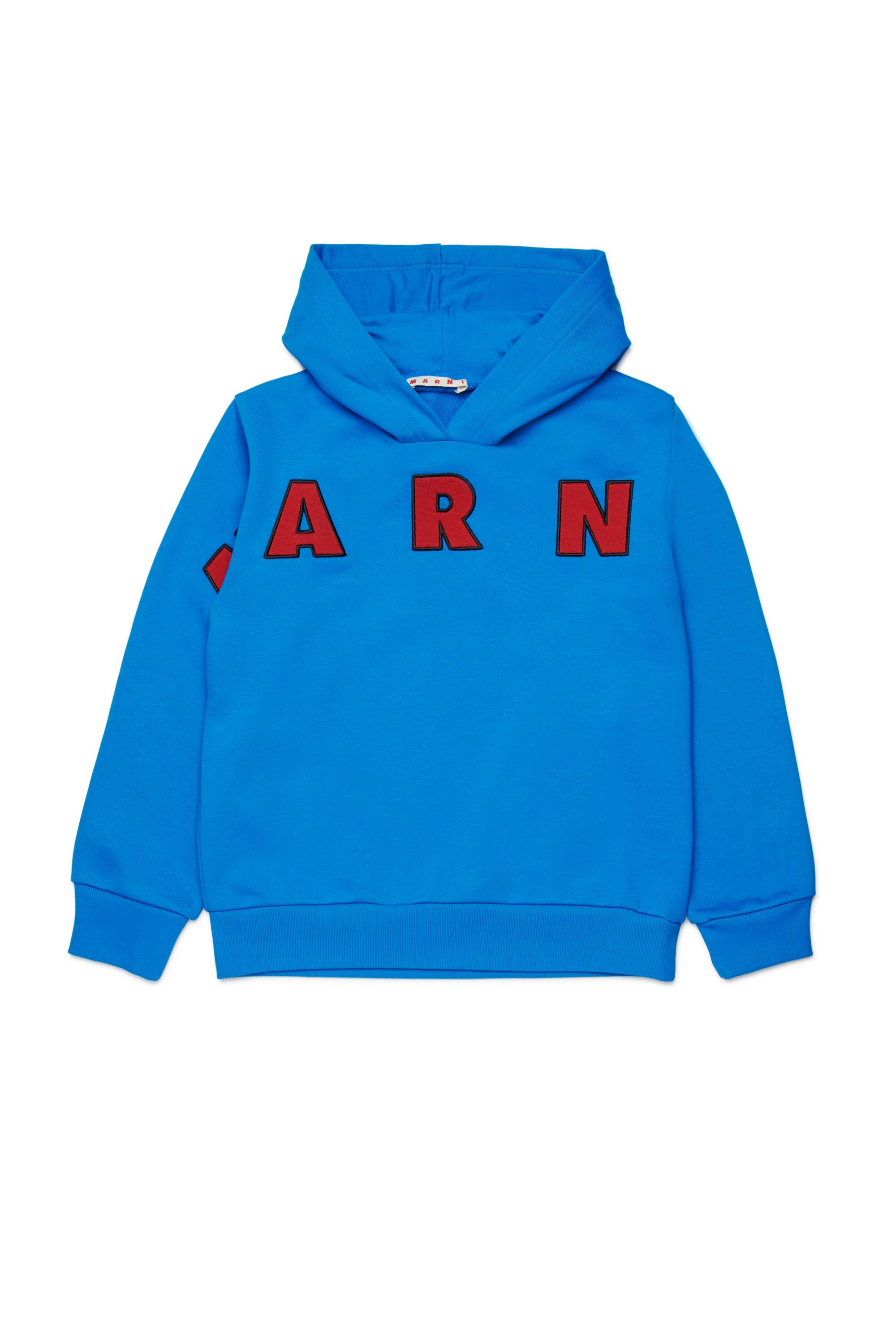 Sweatshirt mit Kapuze und gesticktem Marni Patch-Logo