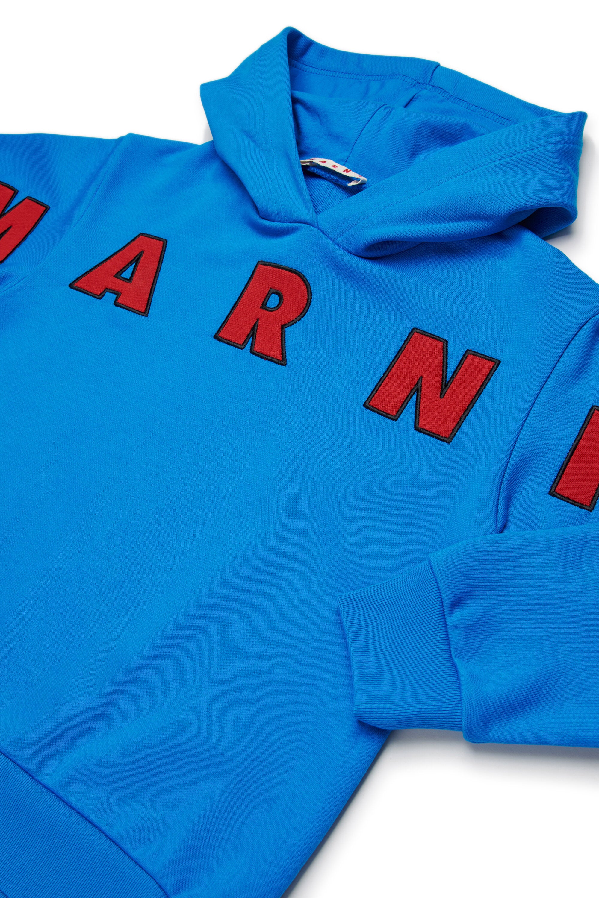 Felpa con cappuccio e logo Patch Marni ricamato