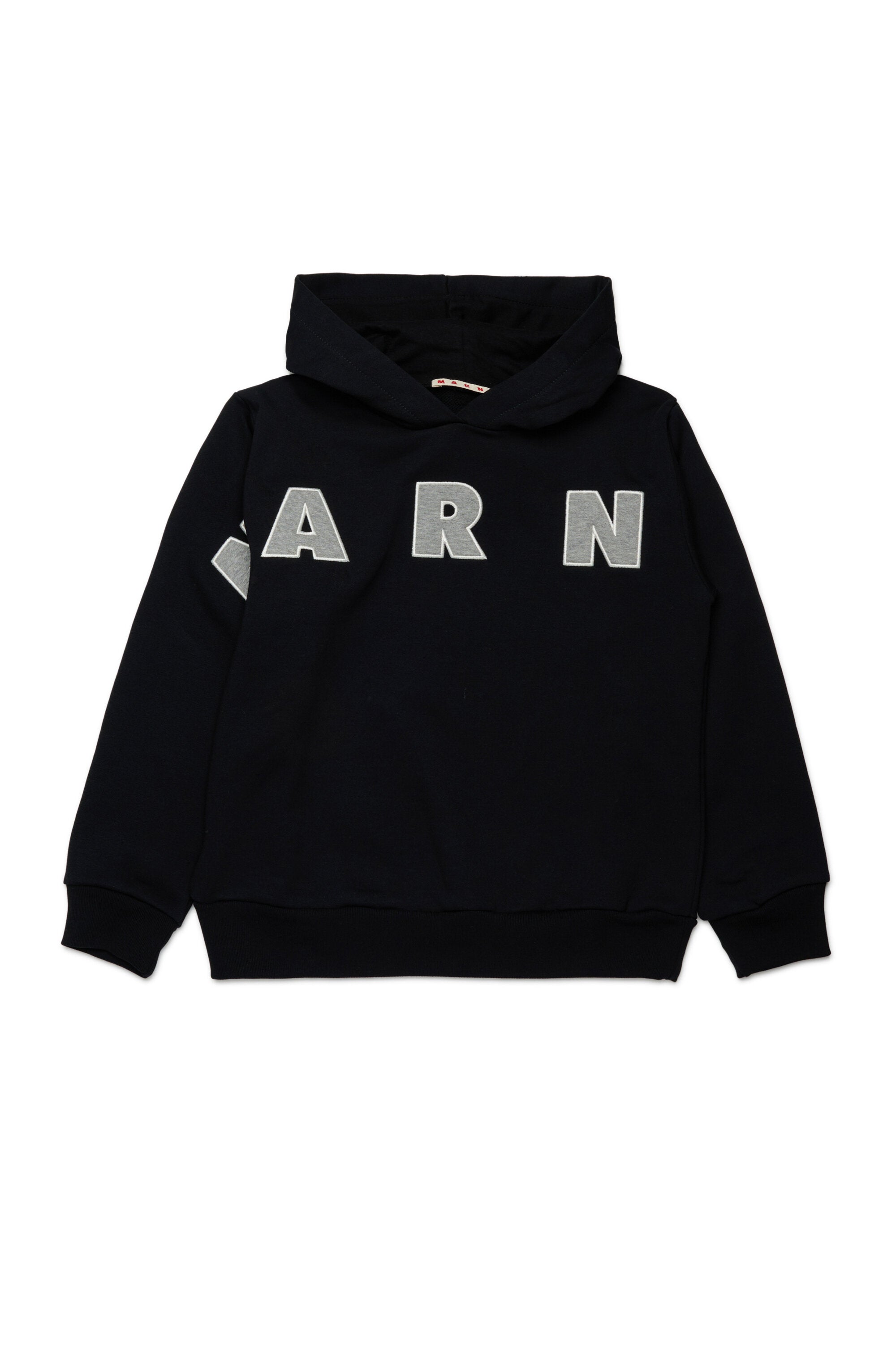 Sweat-shirt à capuche avec logo Marni Patch brodé