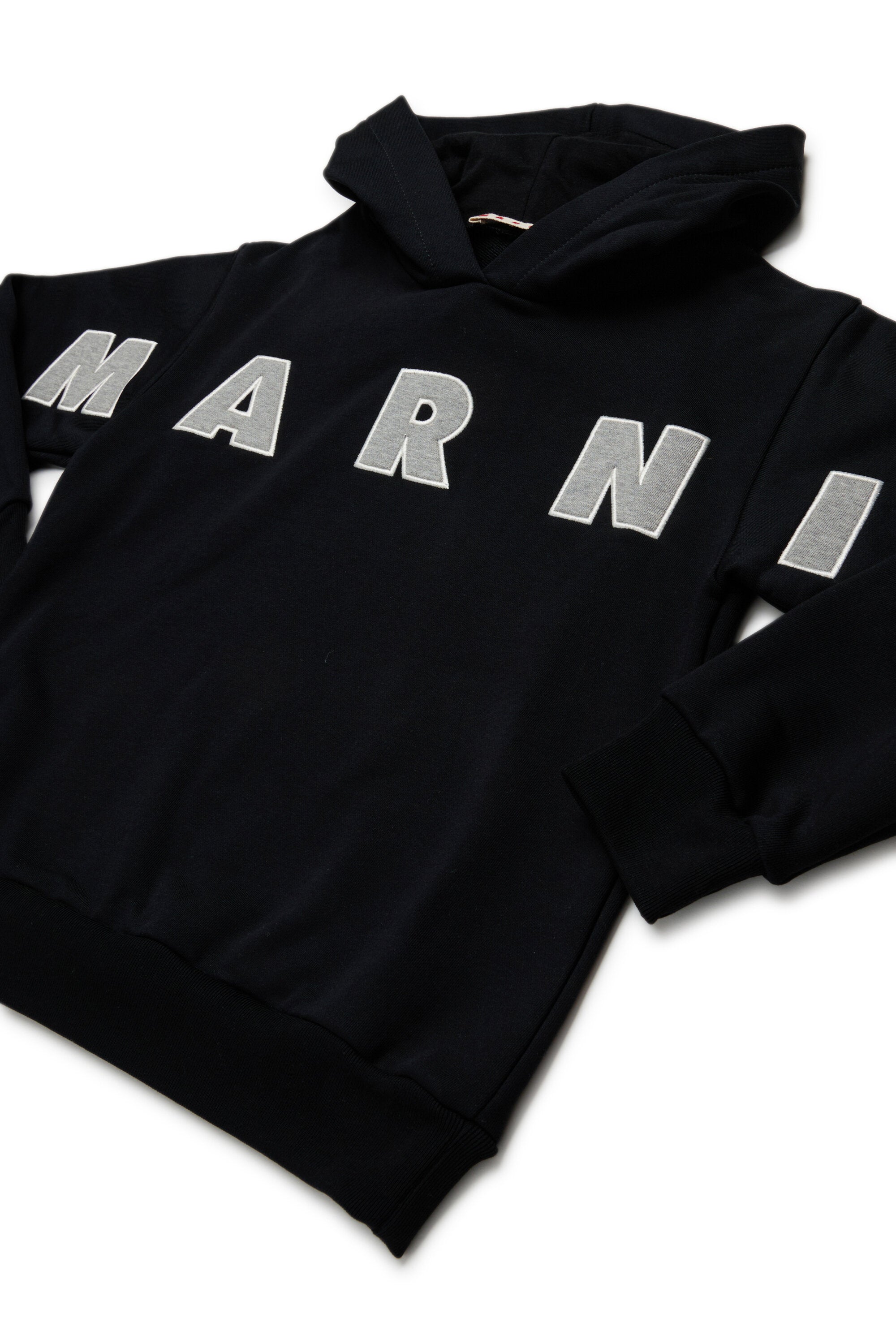 Sweat-shirt à capuche avec logo Marni Patch brodé