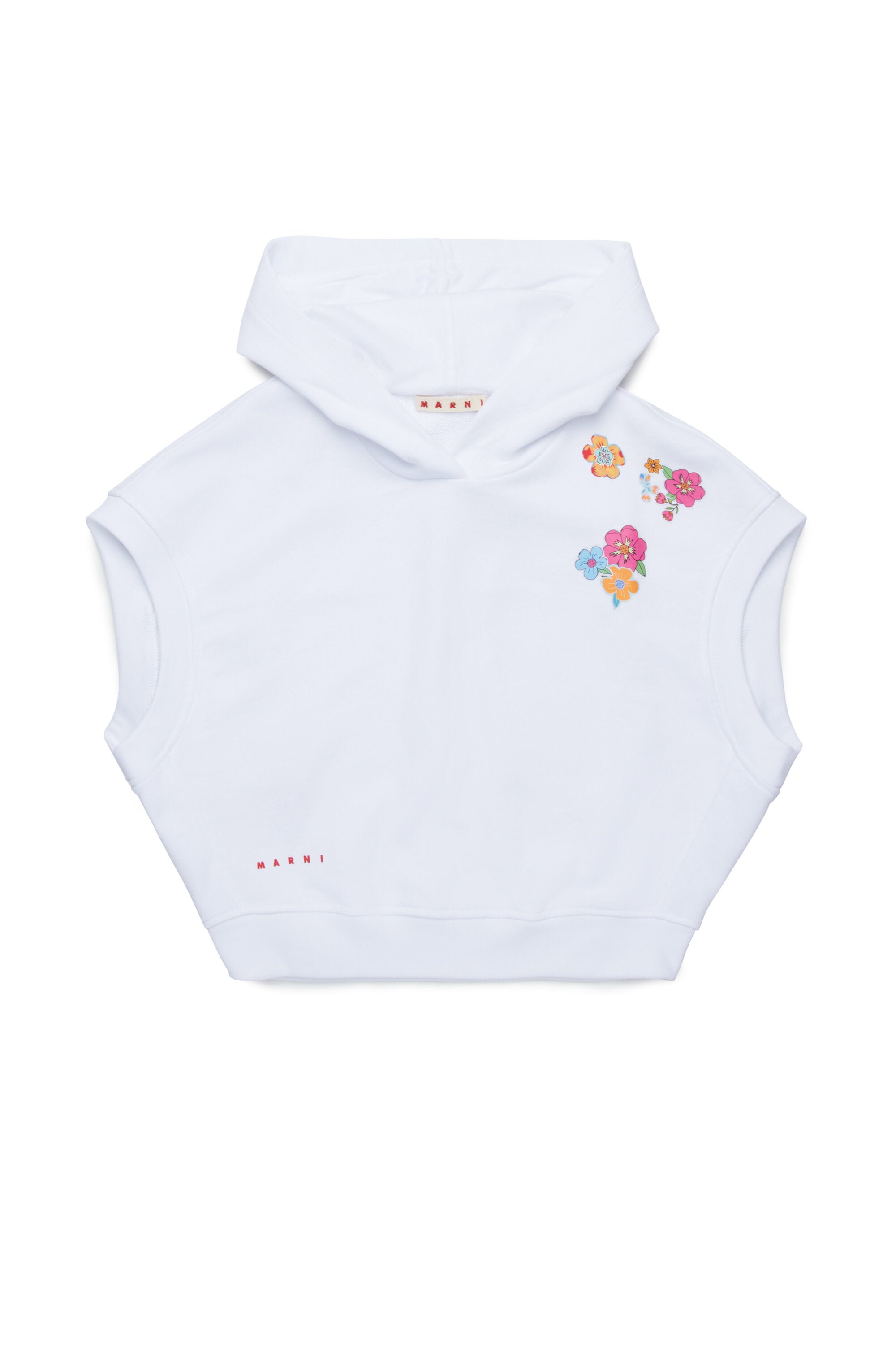 Sweat-shirt "en forme d'œuf" avec des fleurs