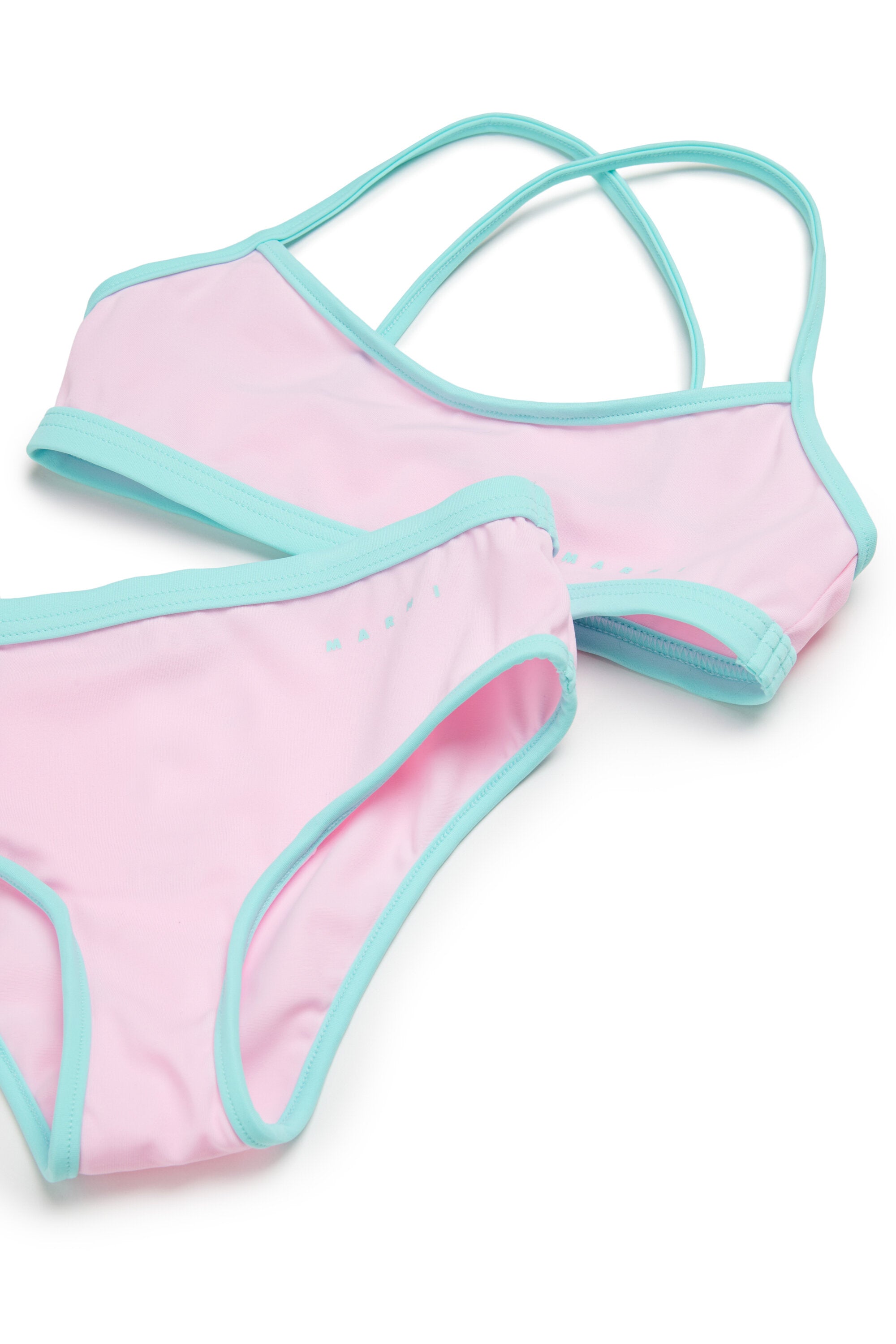 Costume bikini con spalline incrociate