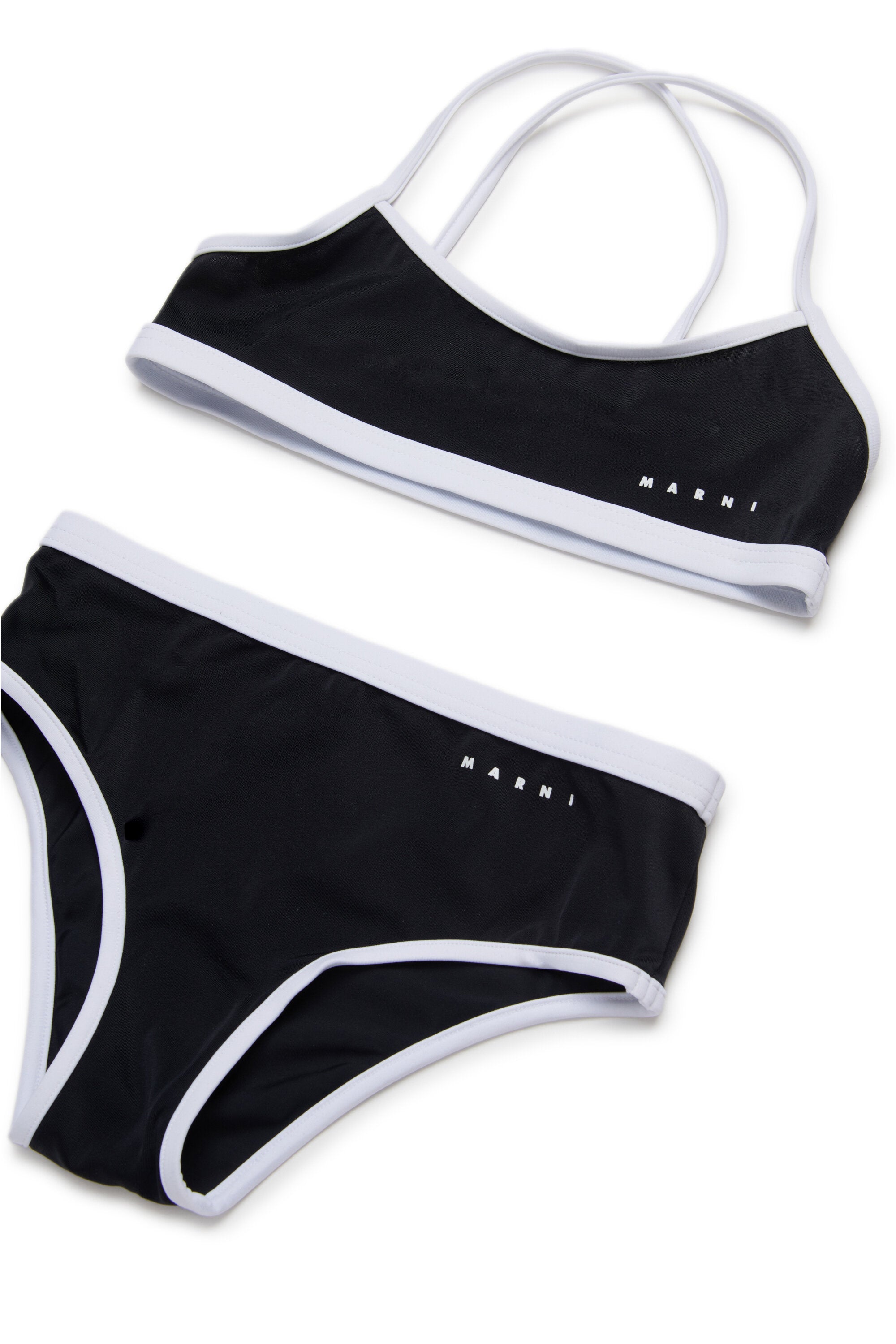 Traje de baño bikini con correas para los hombros cruzadas