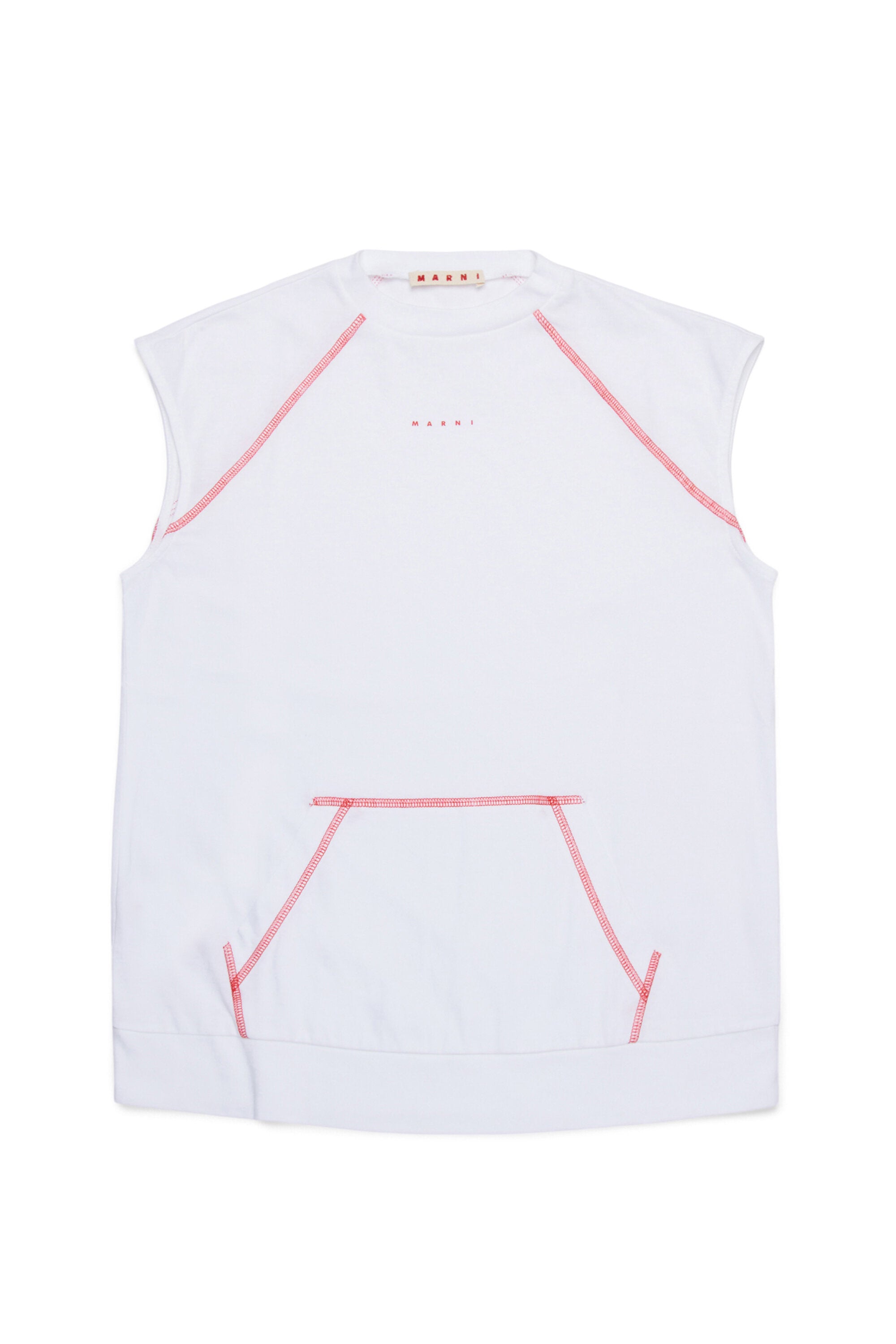 Ärmelloses Cover-up Kleid mit Tasche