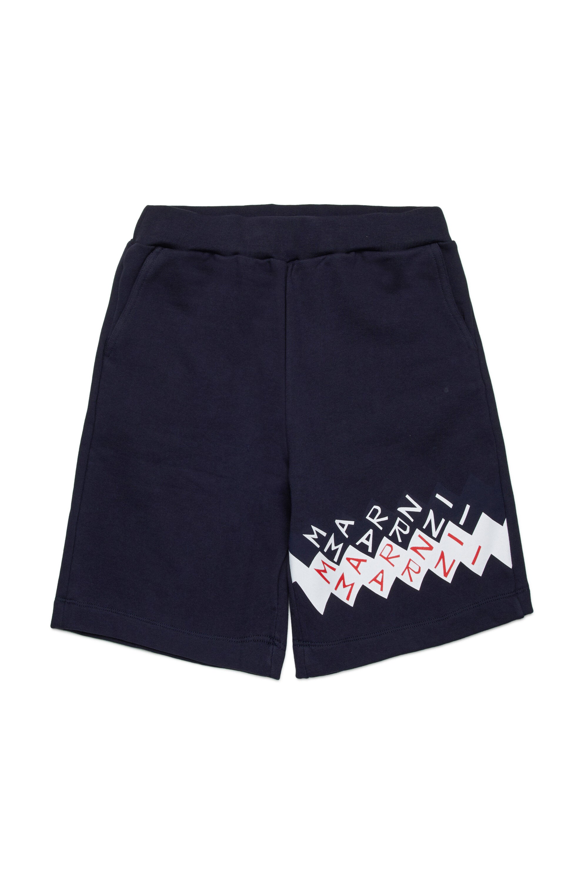 Shorts in felpa con logo Promenade