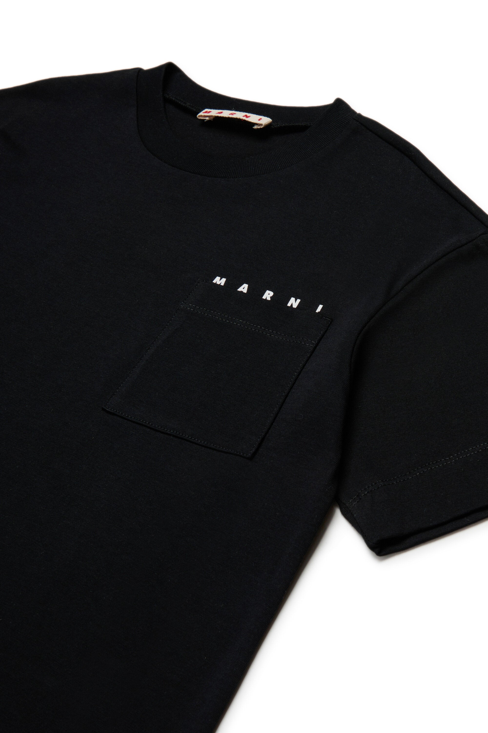 Jersey-T-Shirt mit Brusttasche