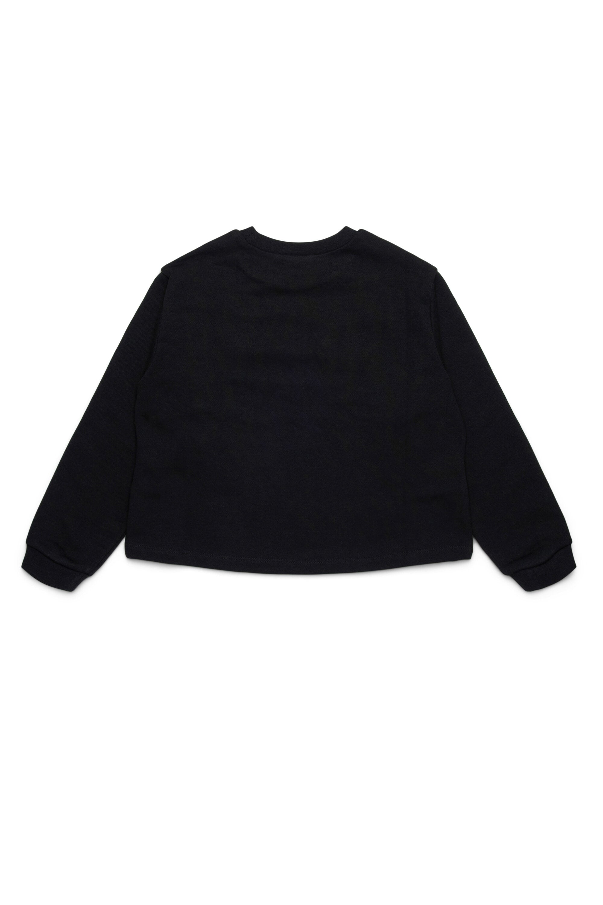 Sweatshirt mit Rundhalsausschnitt und Strasssteinen