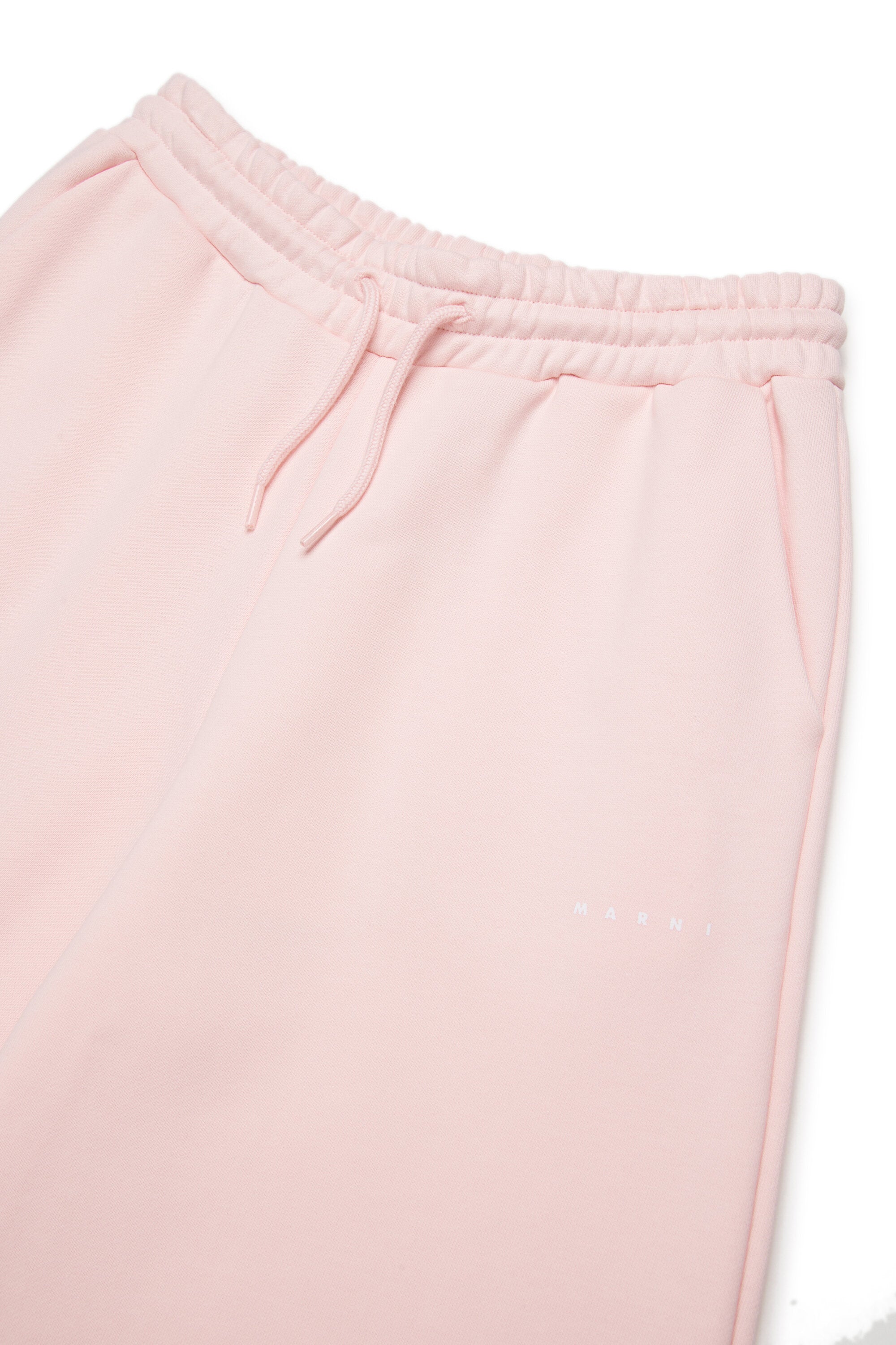 Pantalones con pernera ancha de felpa de marca