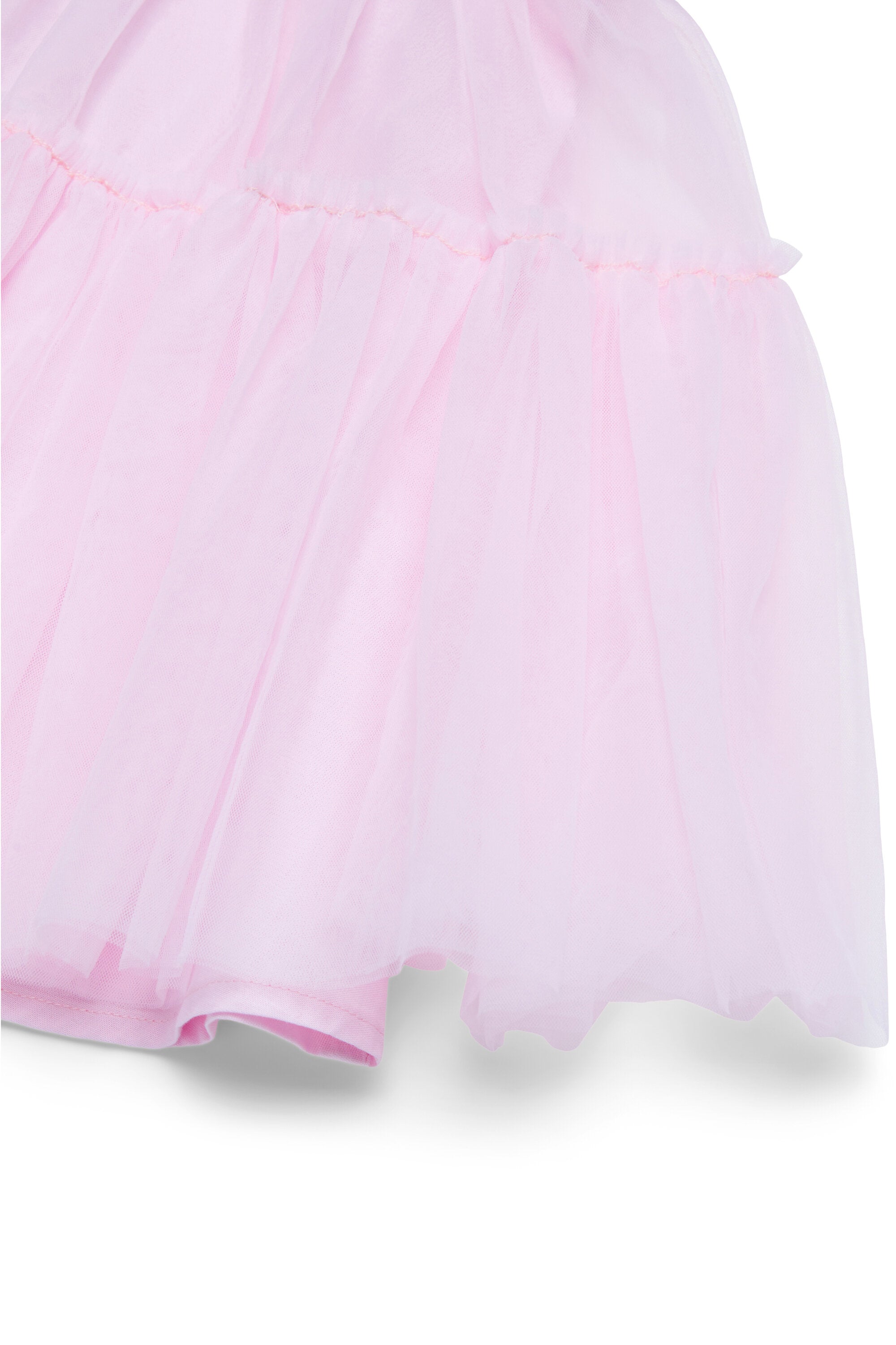 Robe avec fond en tulle