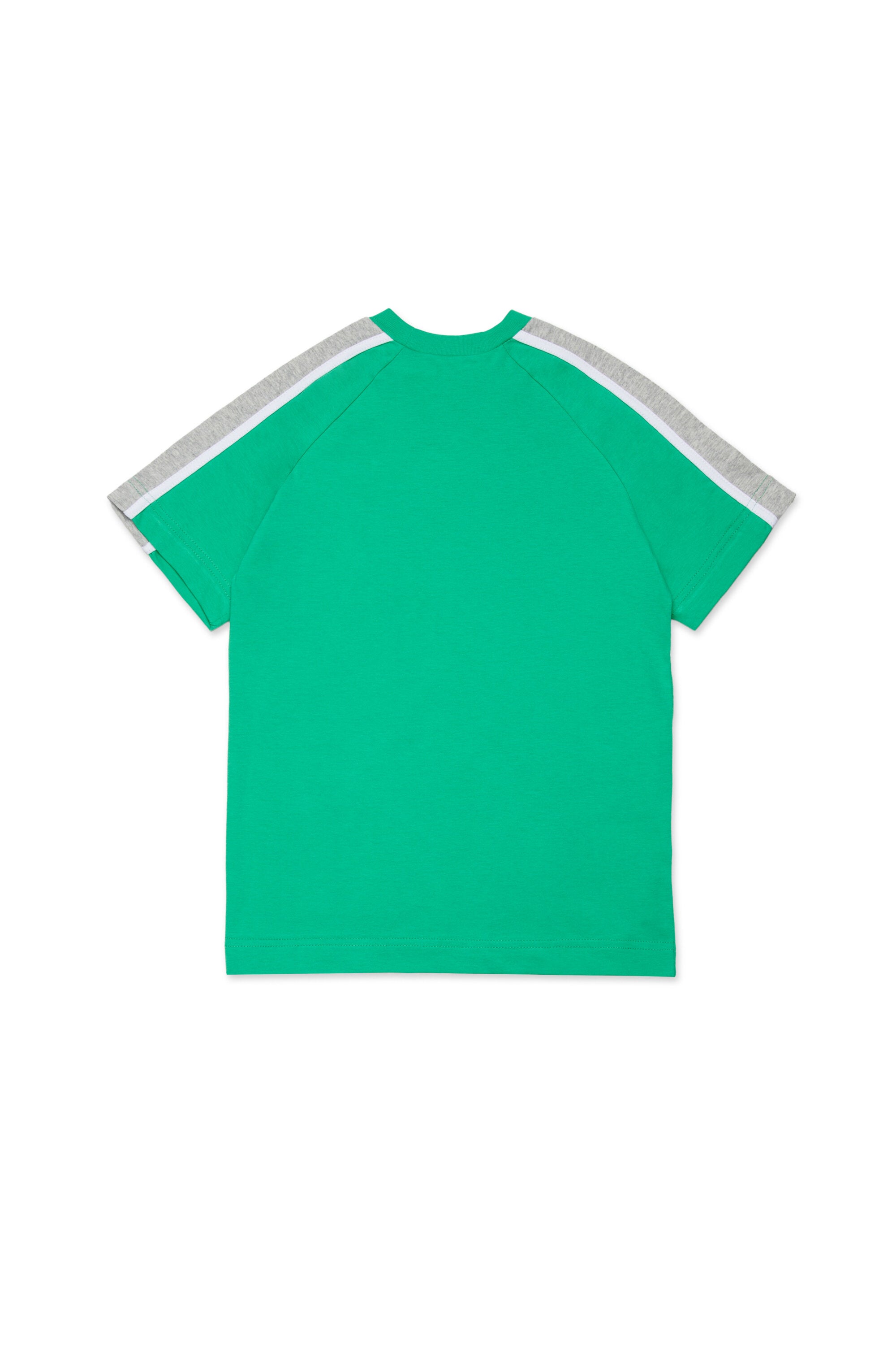 T-shirt with colorblock details