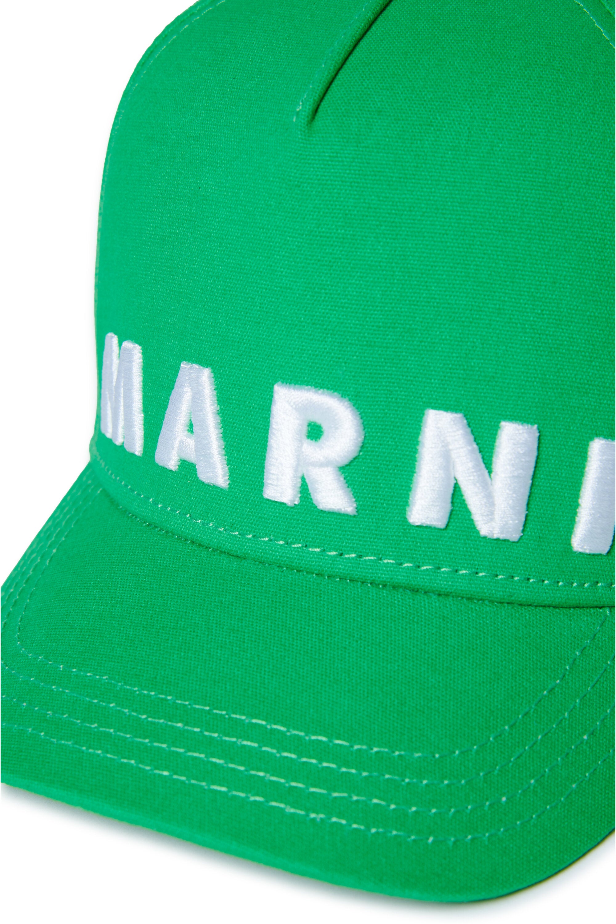 Cappello da baseball in gabardina con logo