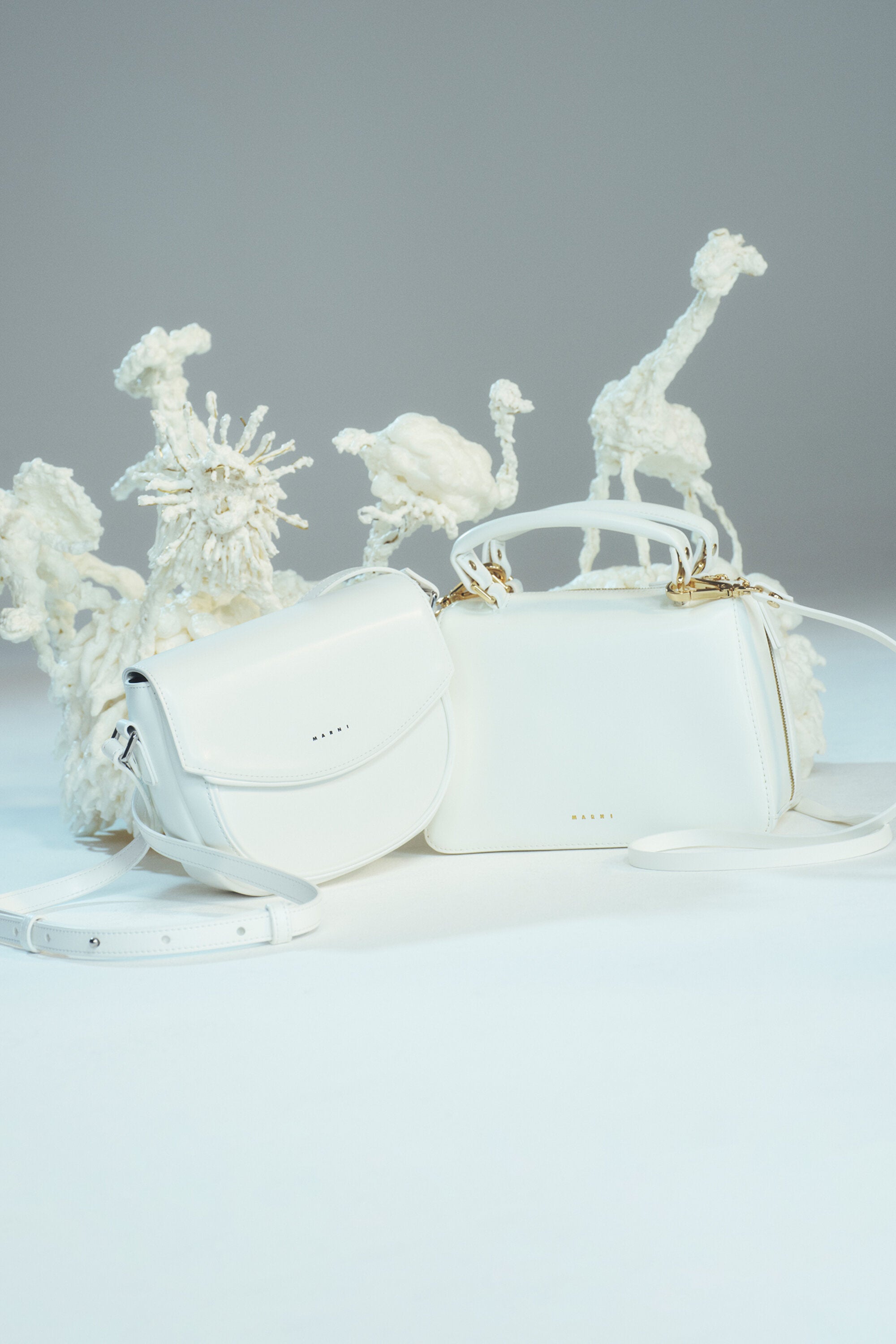 Borsa Smile Bag in tessuto spalmato con tracolla