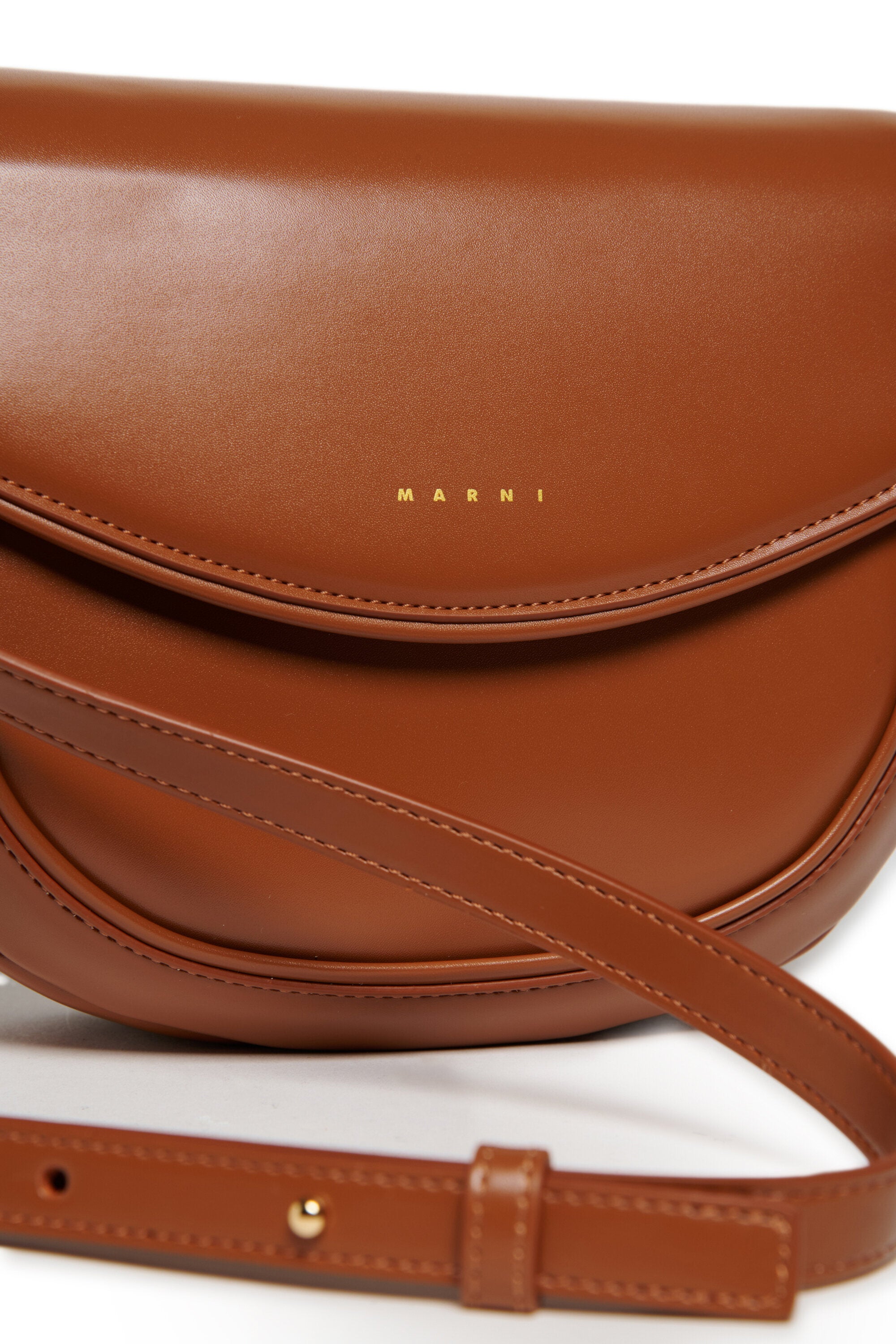 Smile Bag in coated fabric with shoulder strap