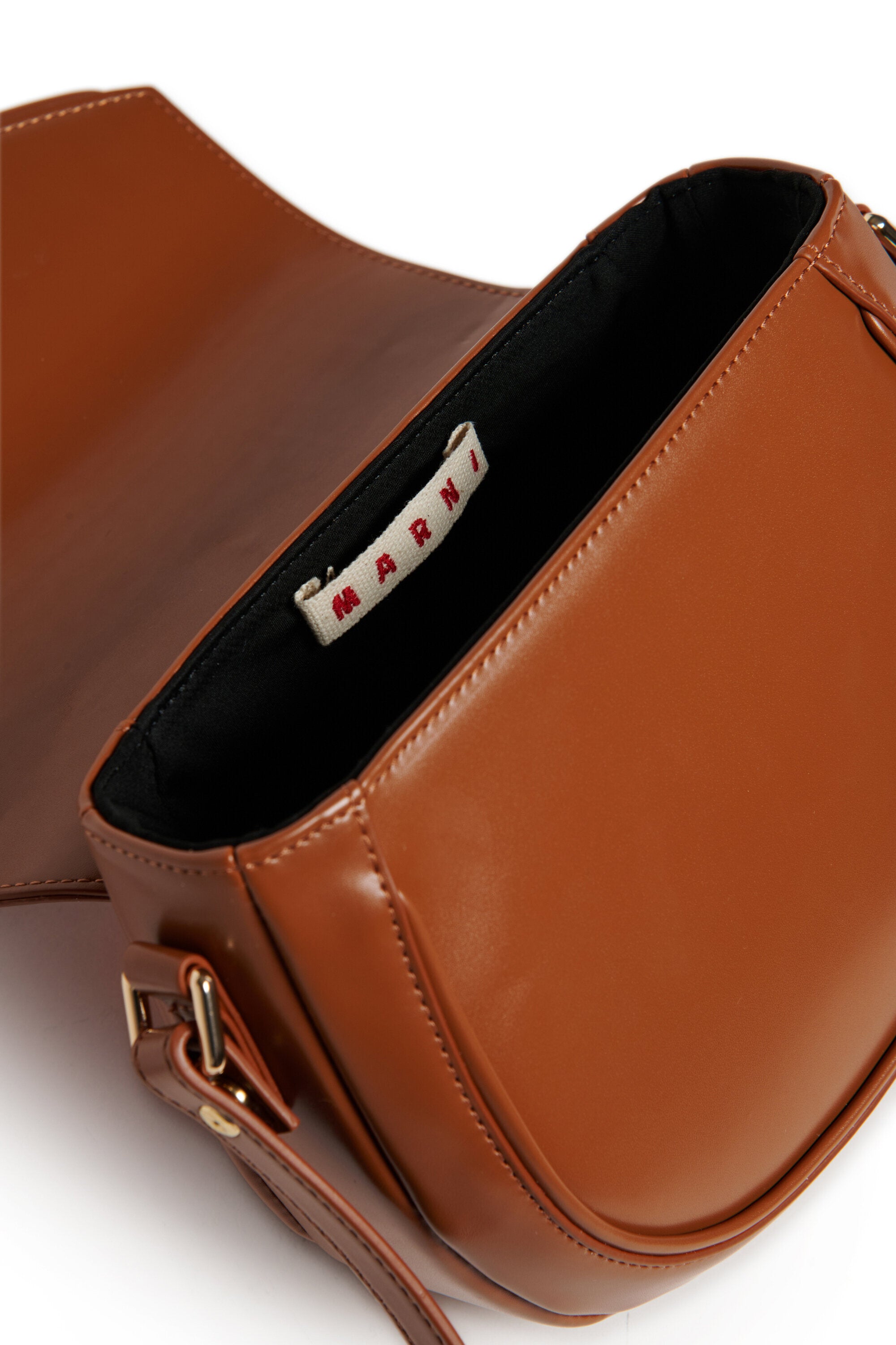 Smile Bag aus beschichtetem Stoff mit Schulterriemen