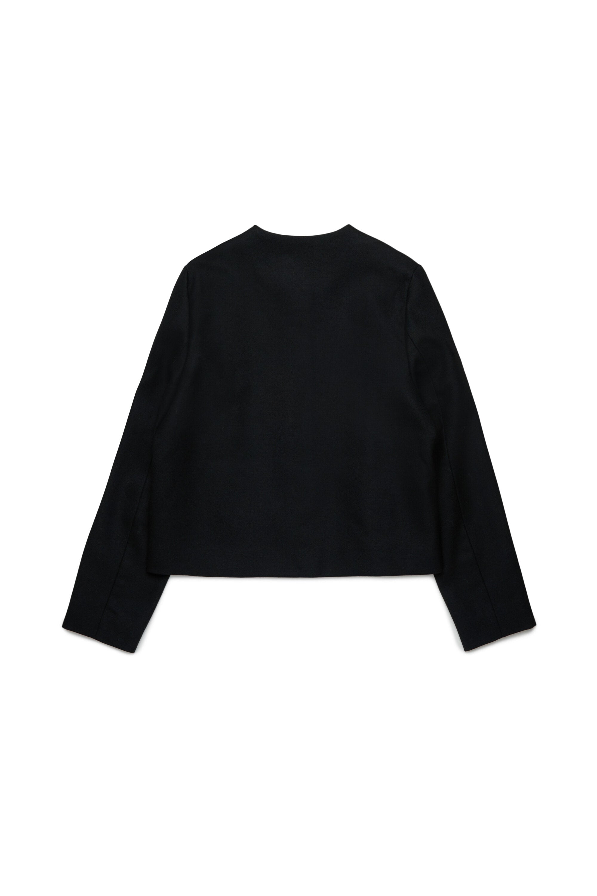 Veste en flanelle avec détails contrastés