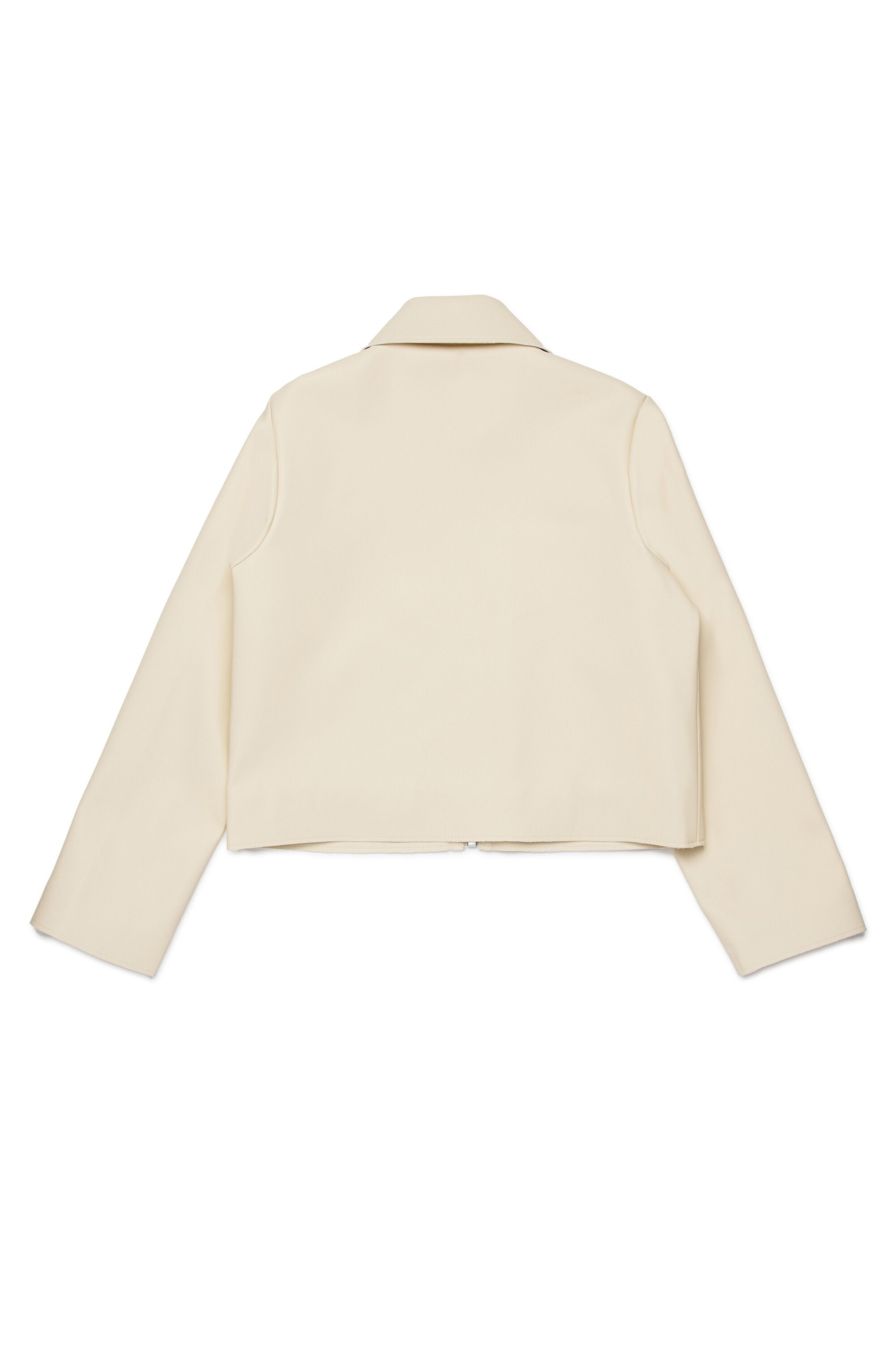 Jacke aus beschichtetem Stoff mit Logo