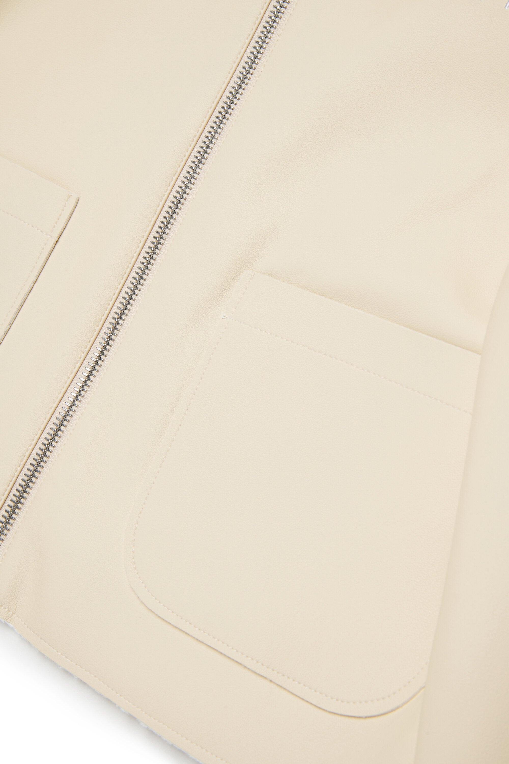 Giacca in tessuto spalmato con logo