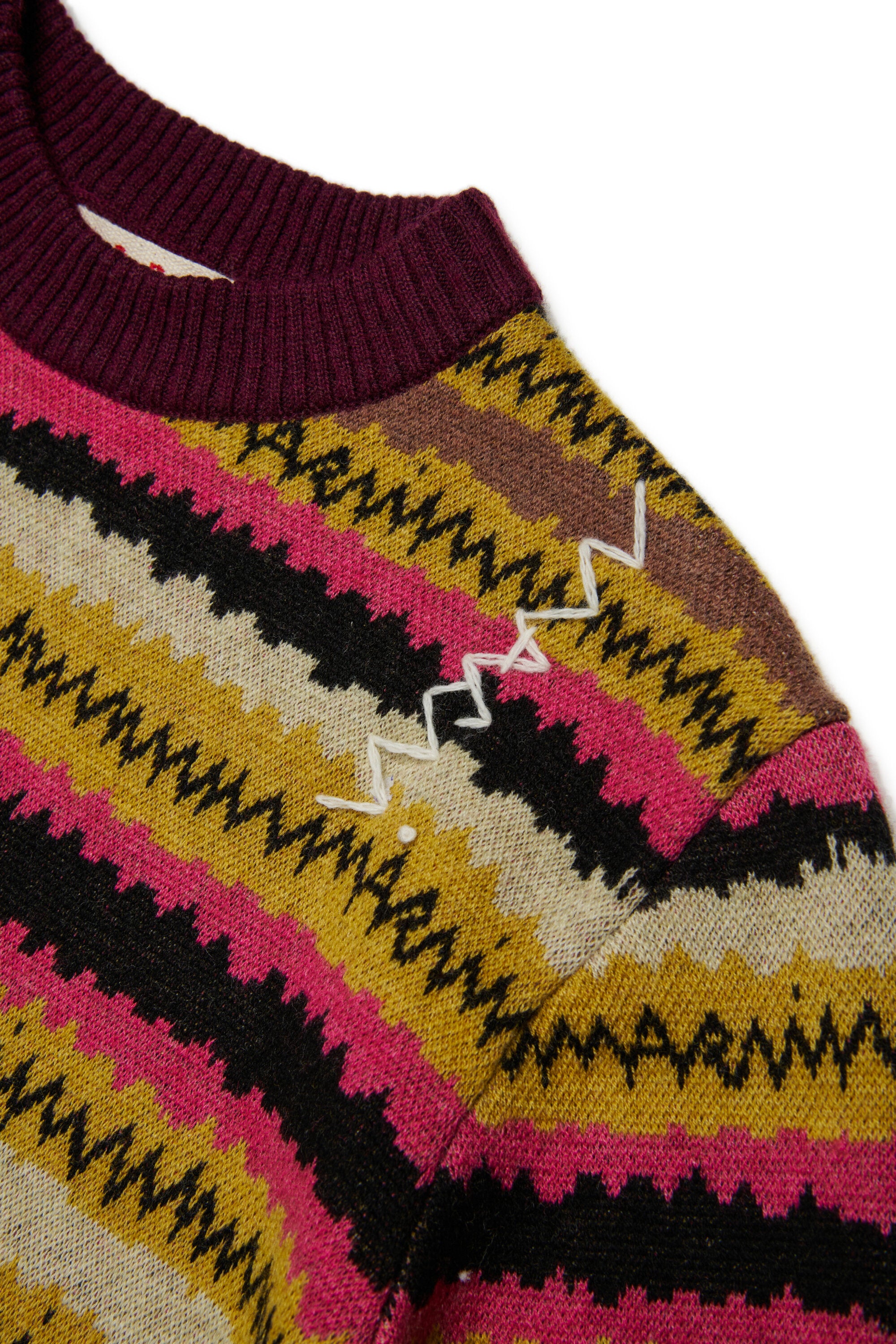 Pullover in misto lana a fantasia Rock Doll