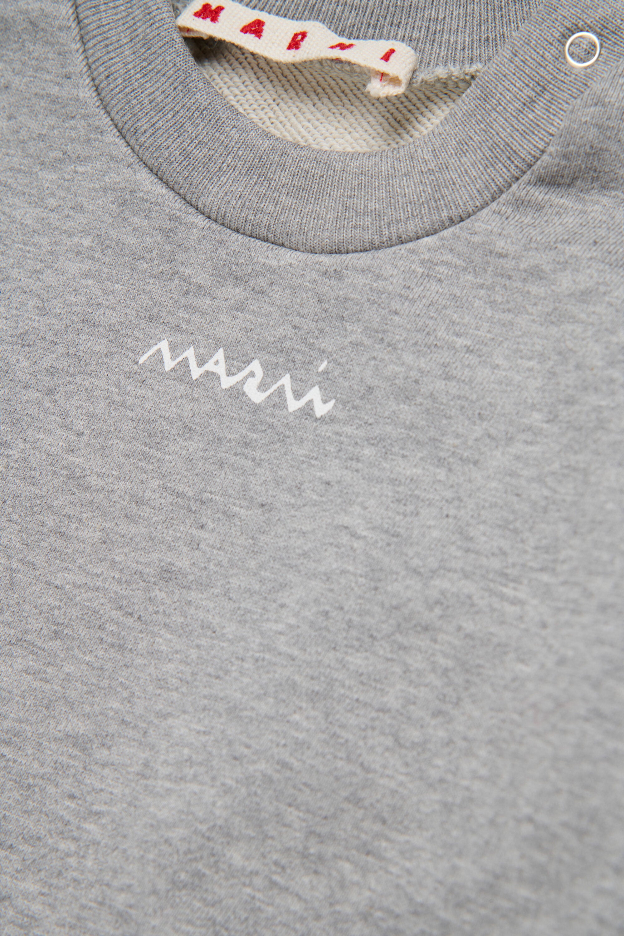 Sweatshirt mit Rundhalsausschnitt und Volants an der Unterseite