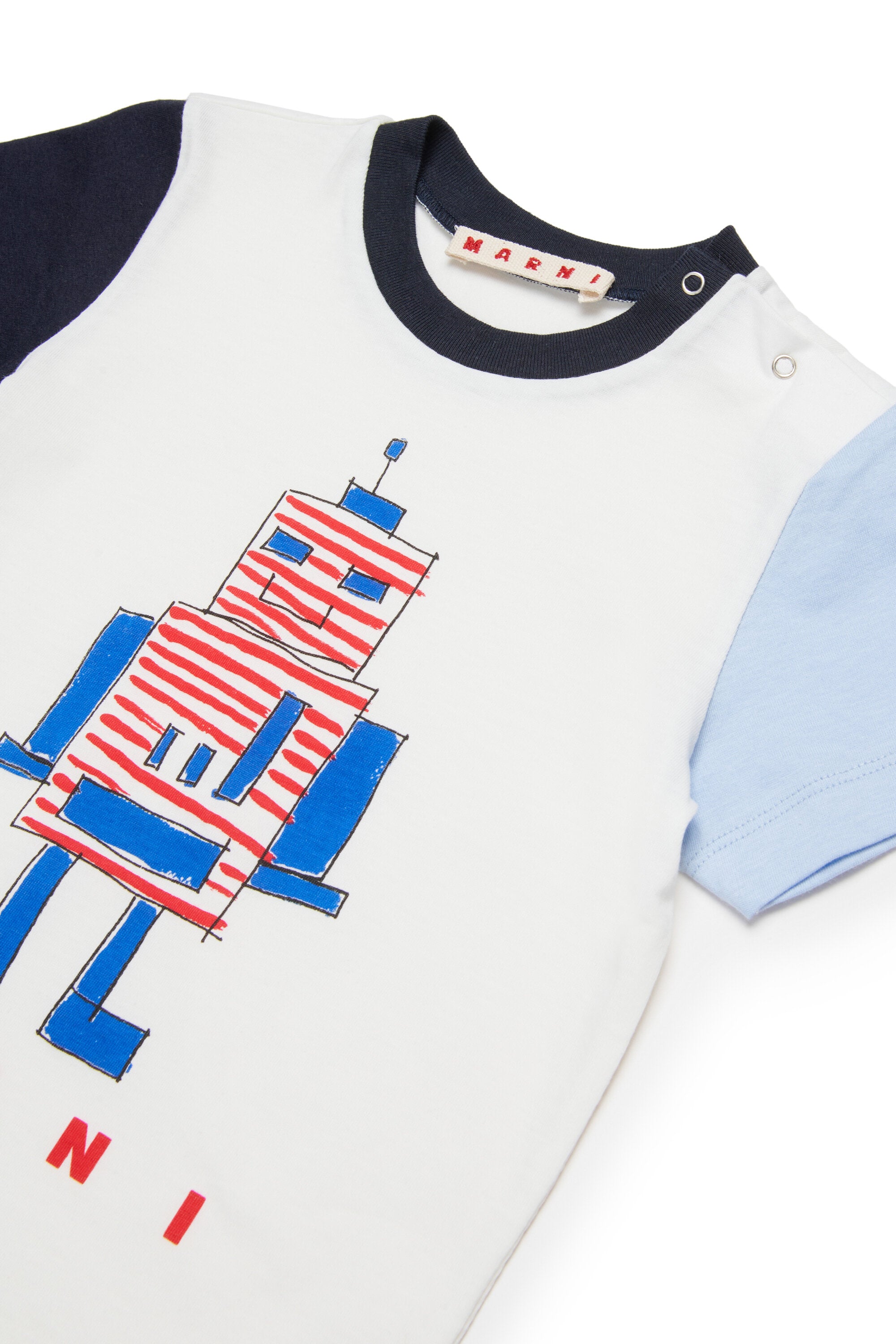 T-shirt in jersey con stampa Galaxy