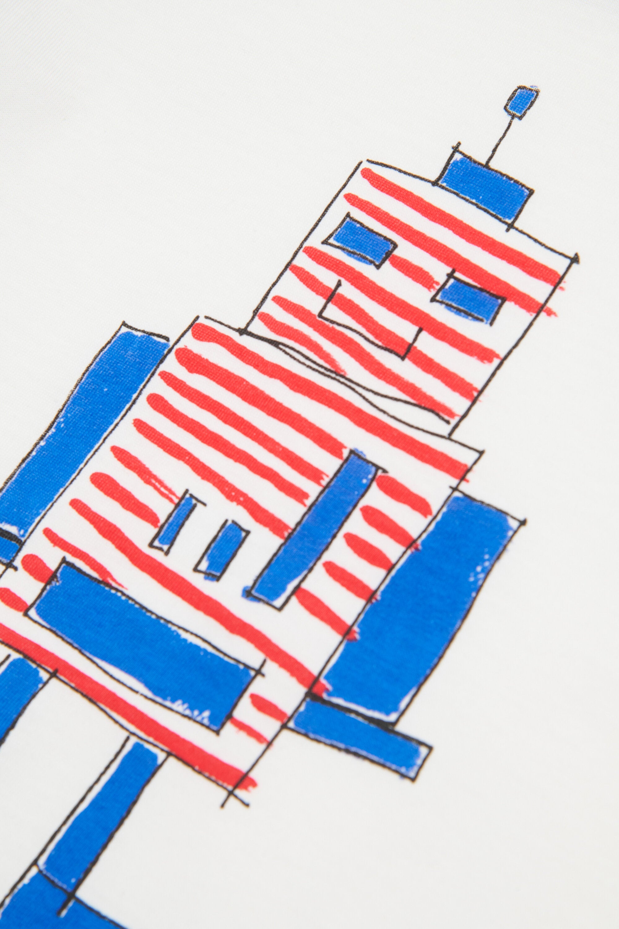 Galaxy print jersey T-shirt