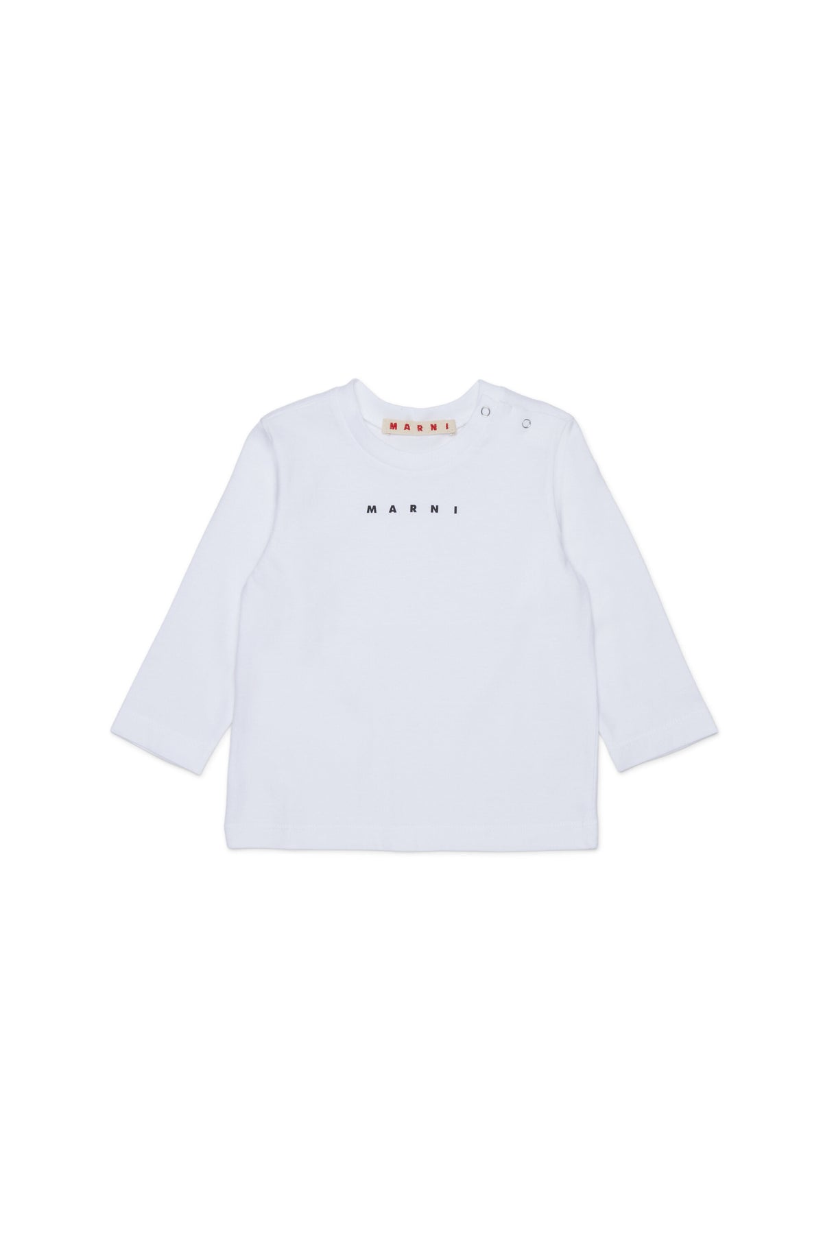Langärmeliges Jersey-T-Shirt mit Logo