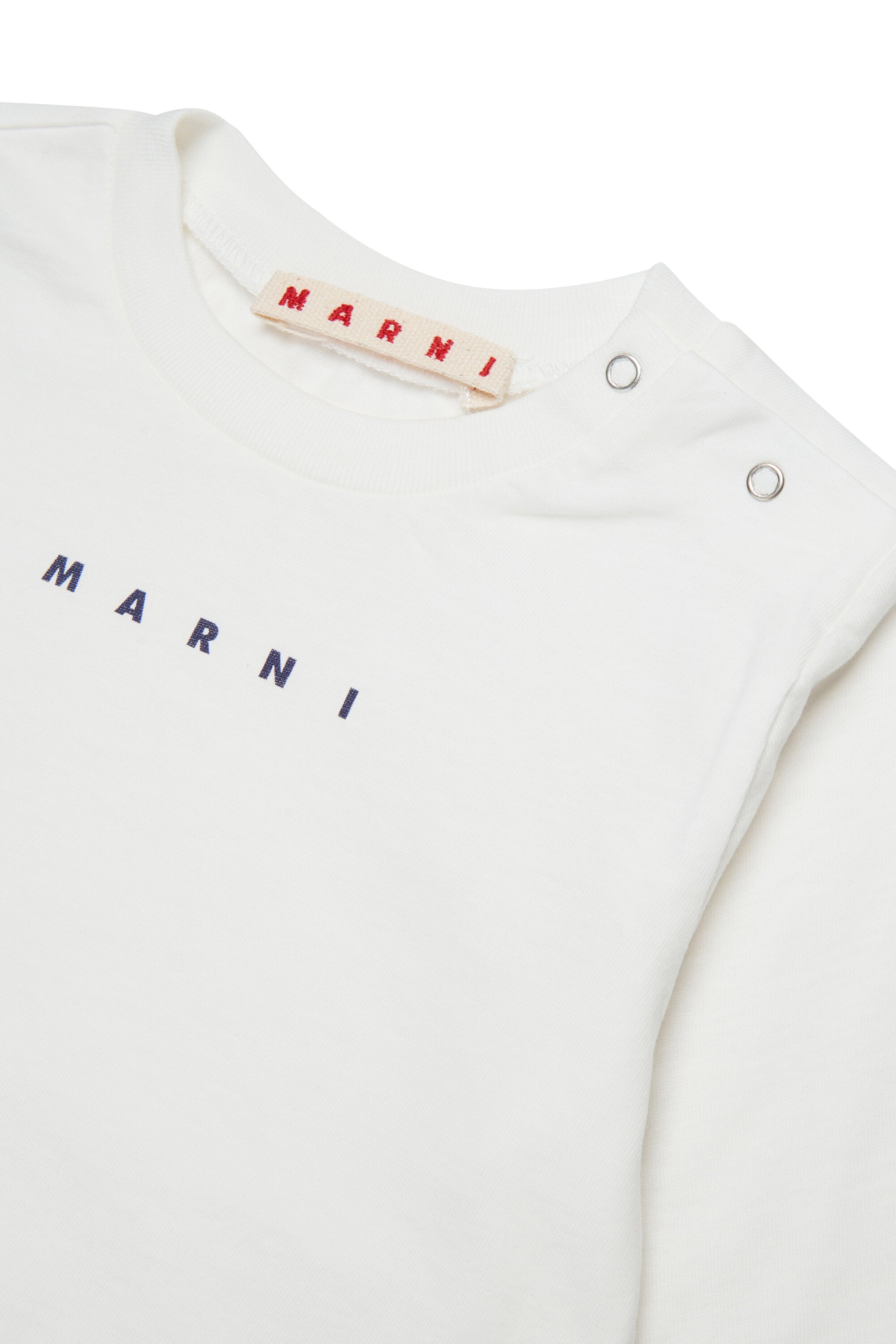 T-shirt manica lunga in jersey con logo