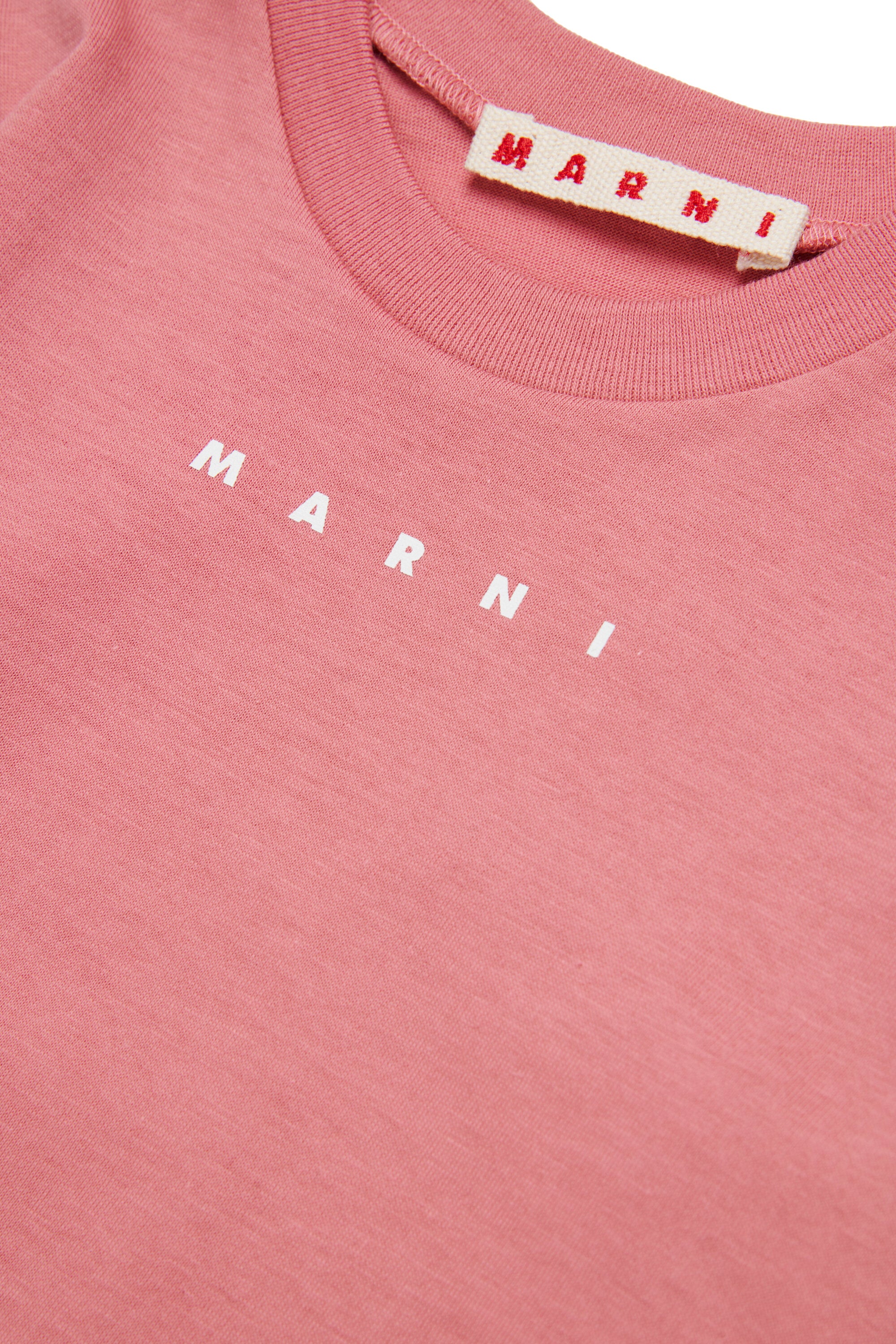 T-shirt manica lunga in jersey con logo