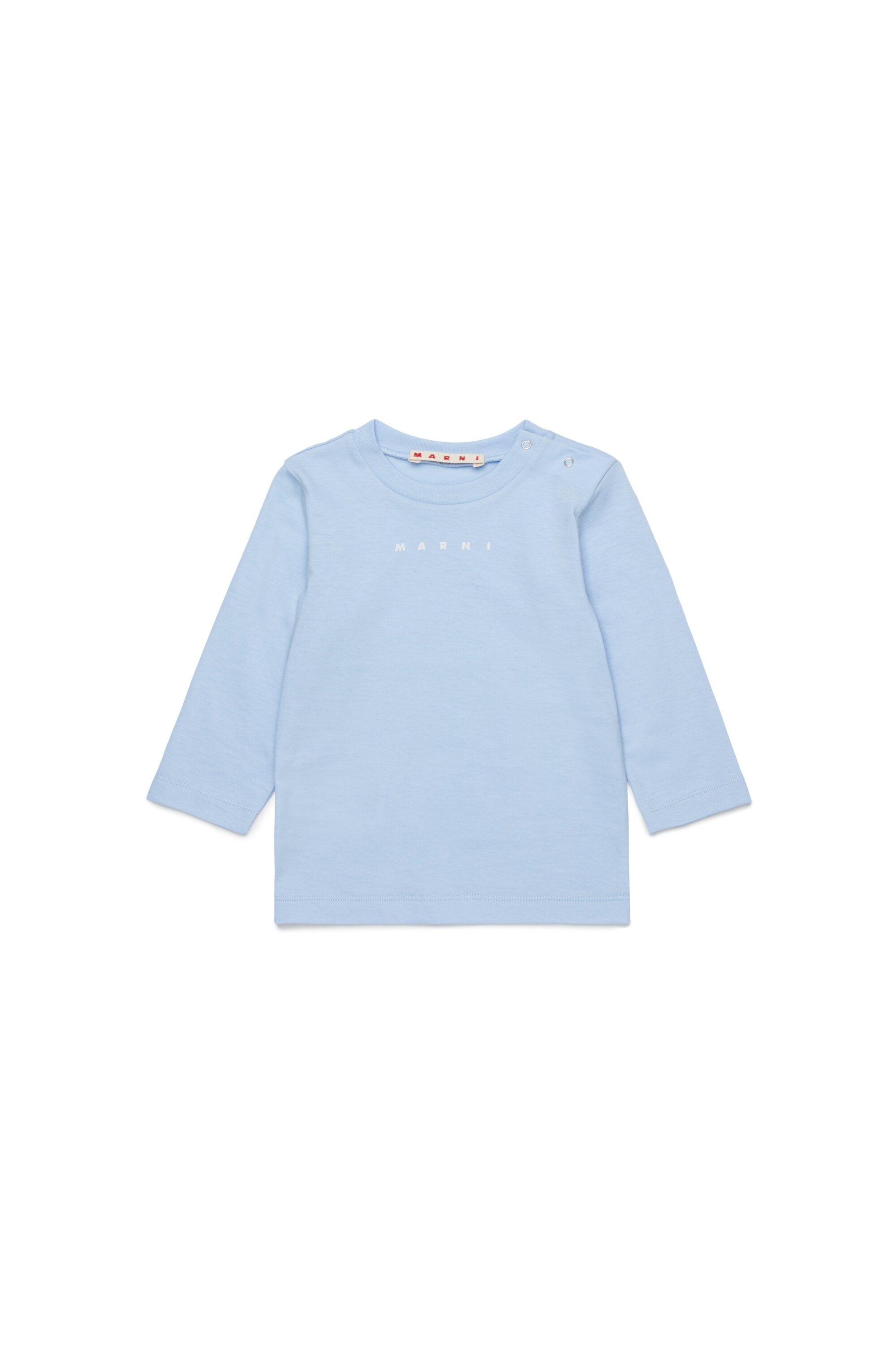 T-shirt manica lunga in jersey con logo