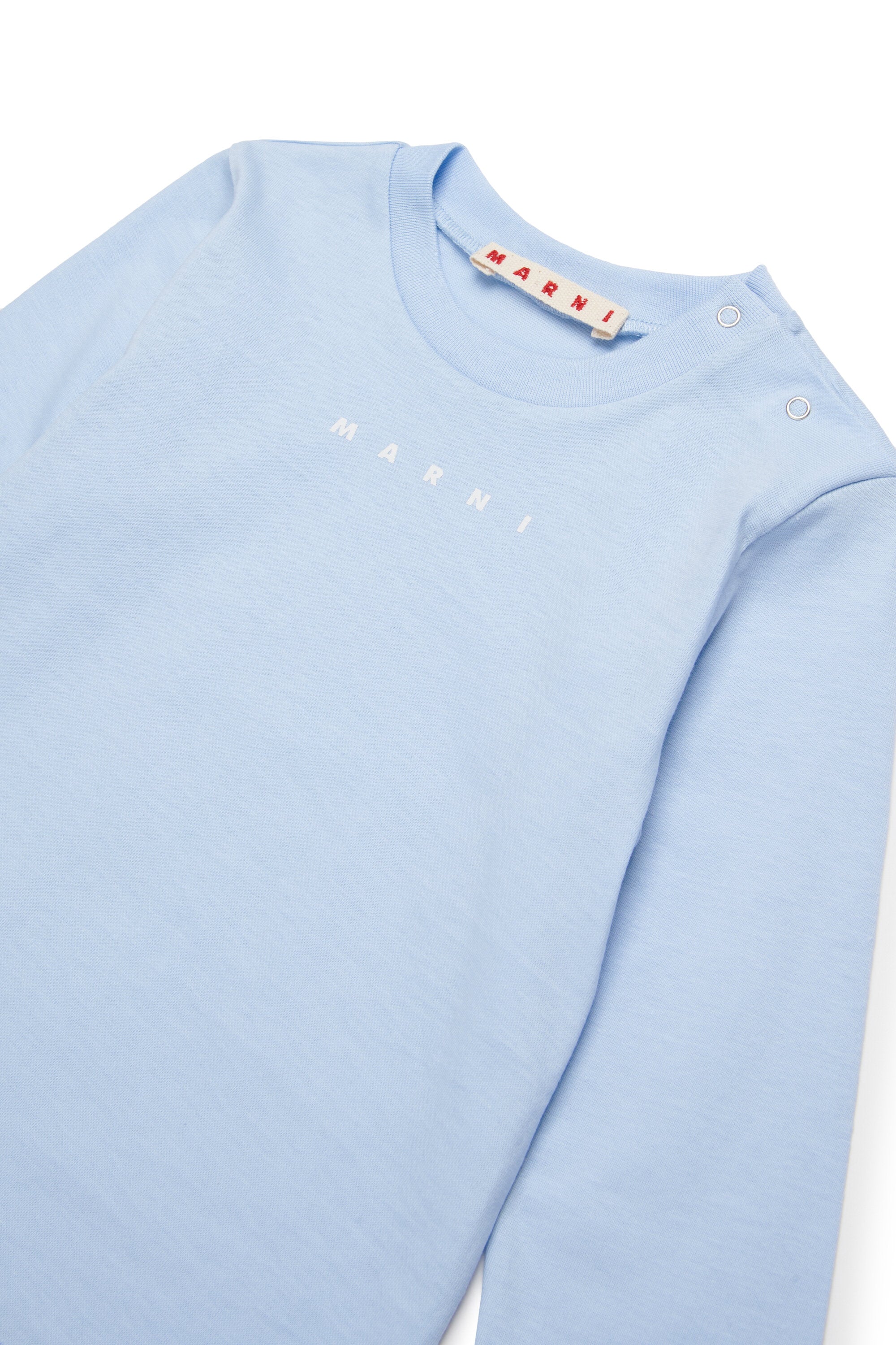 T-shirt manica lunga in jersey con logo