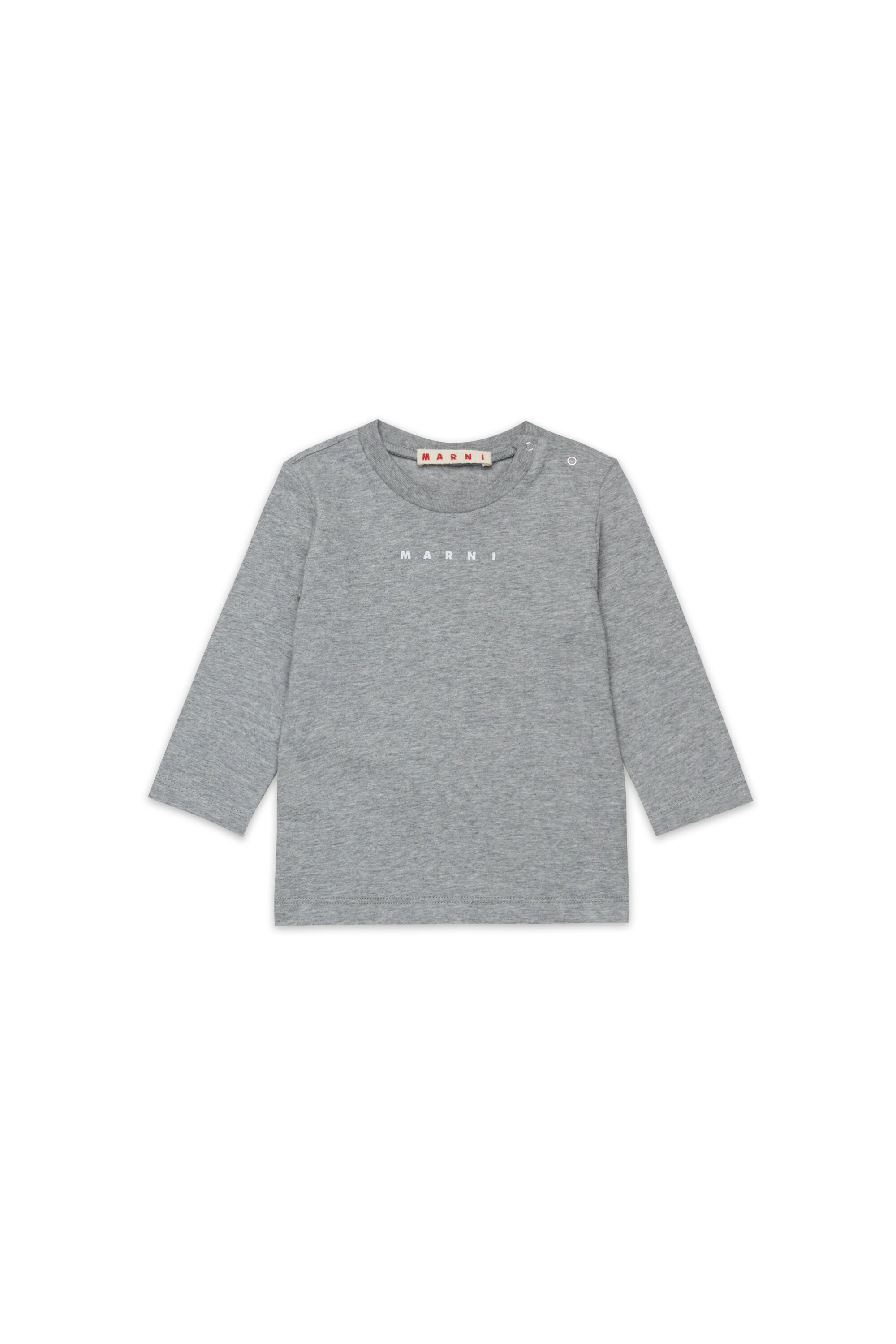 T-shirt manica lunga in jersey con logo