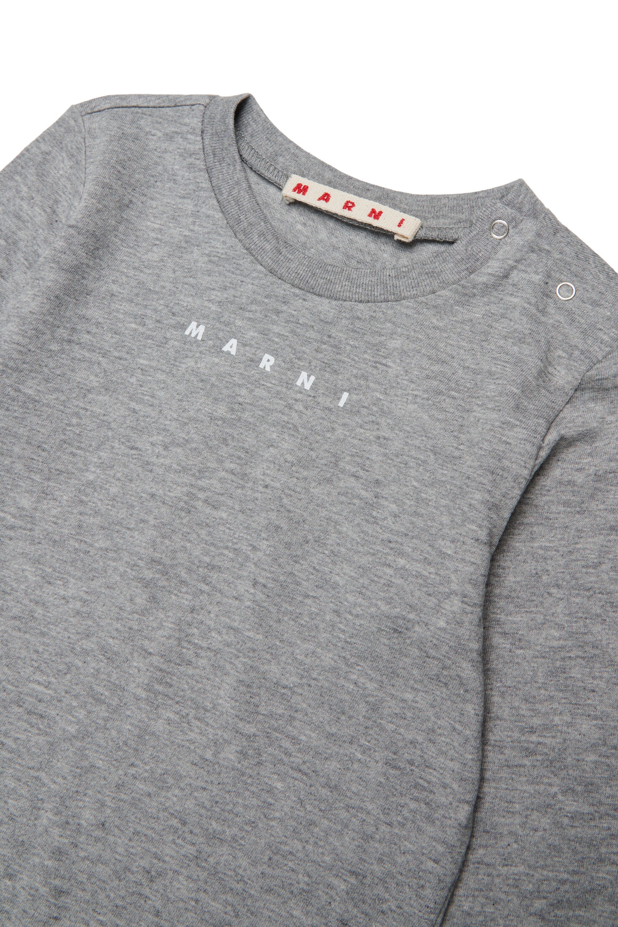 T-shirt manica lunga in jersey con logo