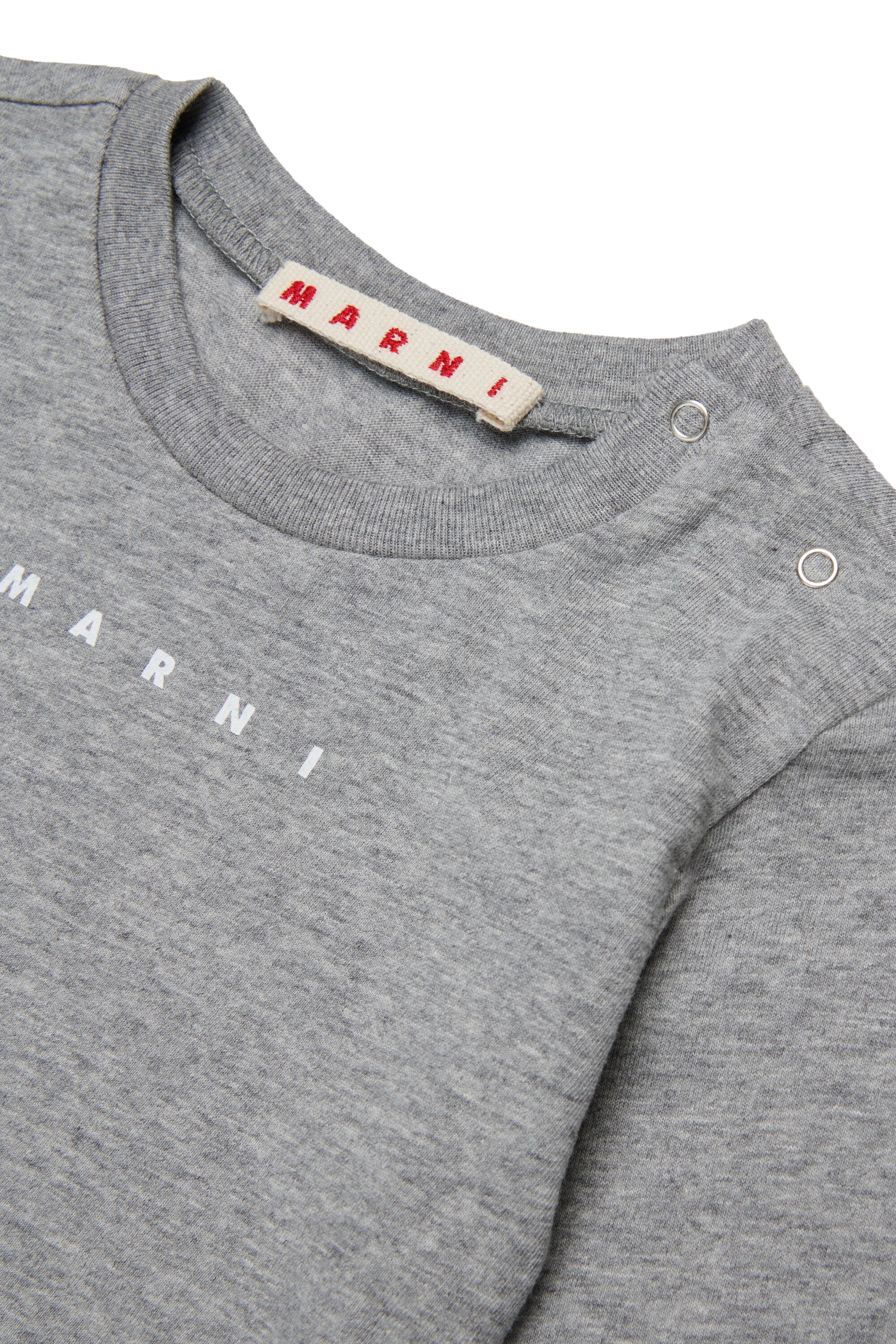 T-shirt manica lunga in jersey con logo