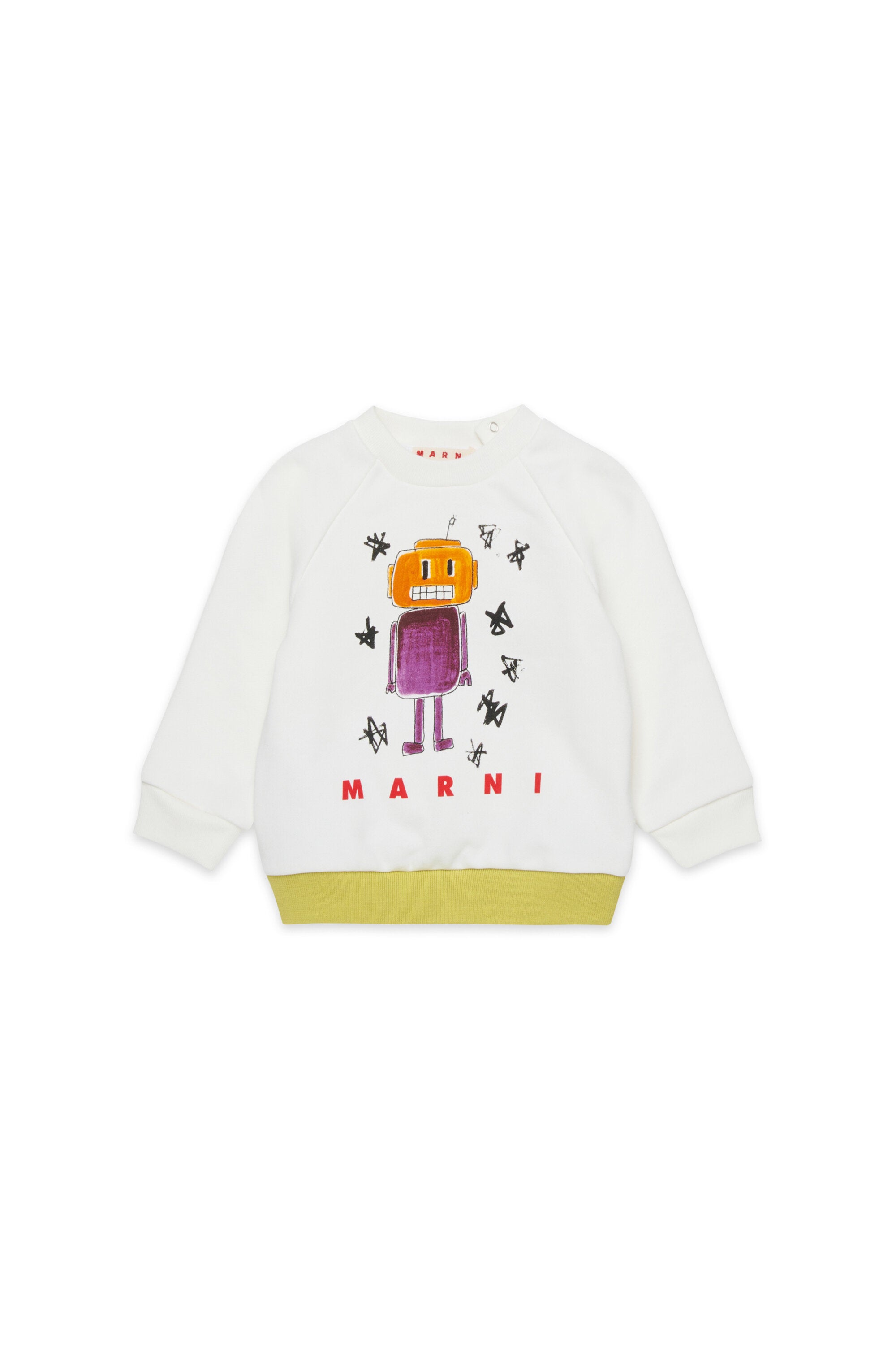 Sweatshirt mit Rundhalsausschnitt und Galaxy-Aufdruck