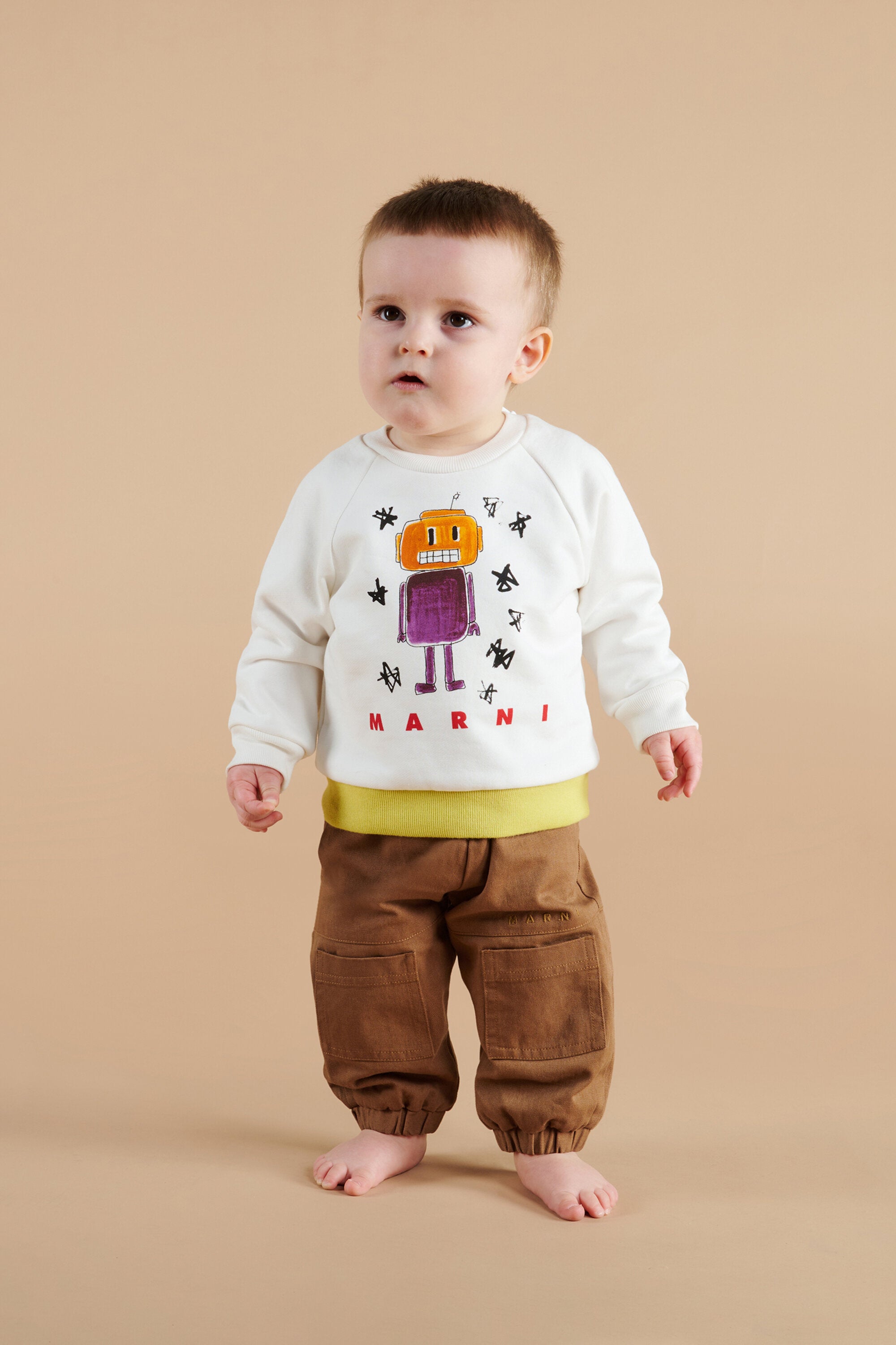 Sudadera de cuello redondo con estampado Galaxy