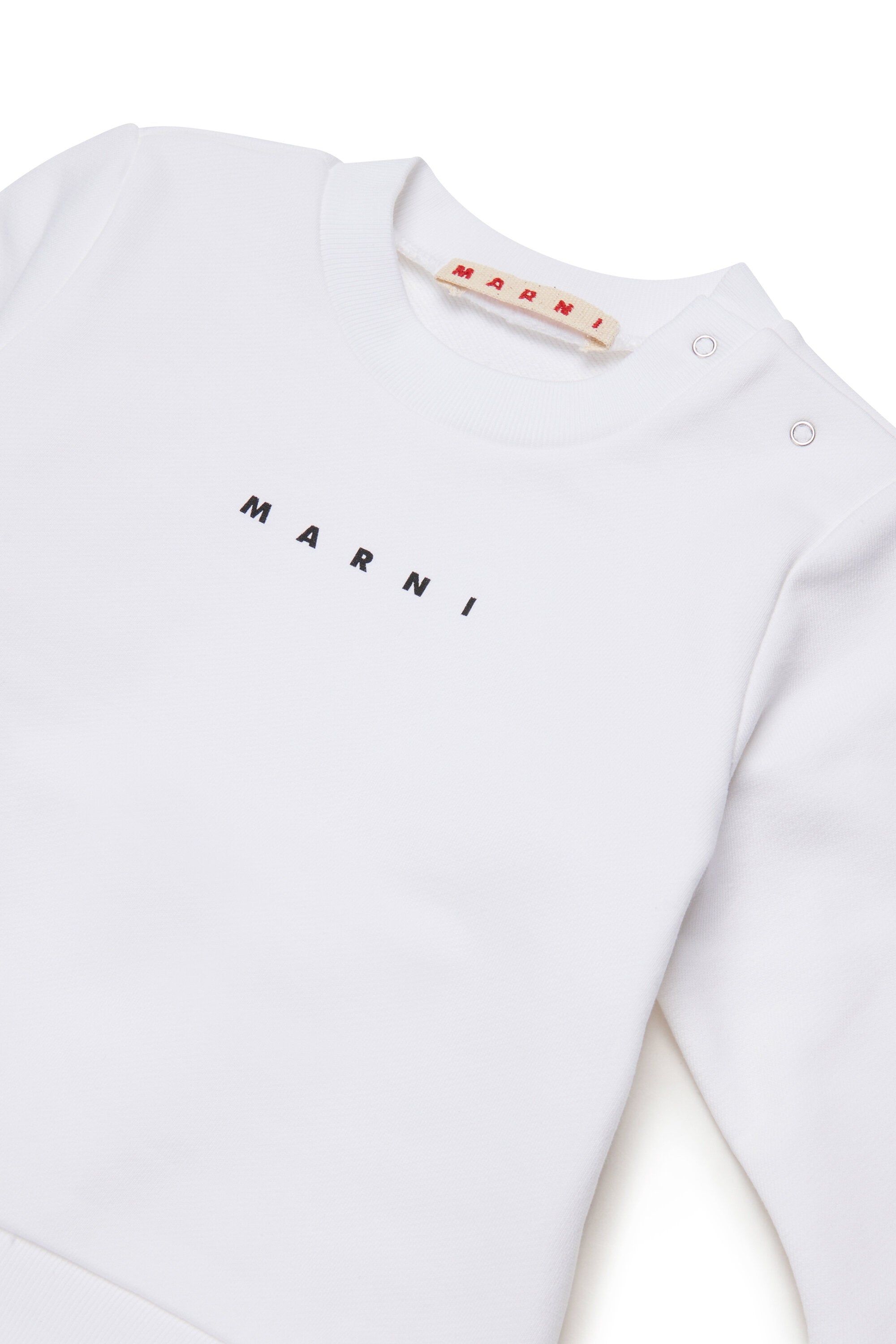 Sweat-shirt à col ras du cou avec logo Marni