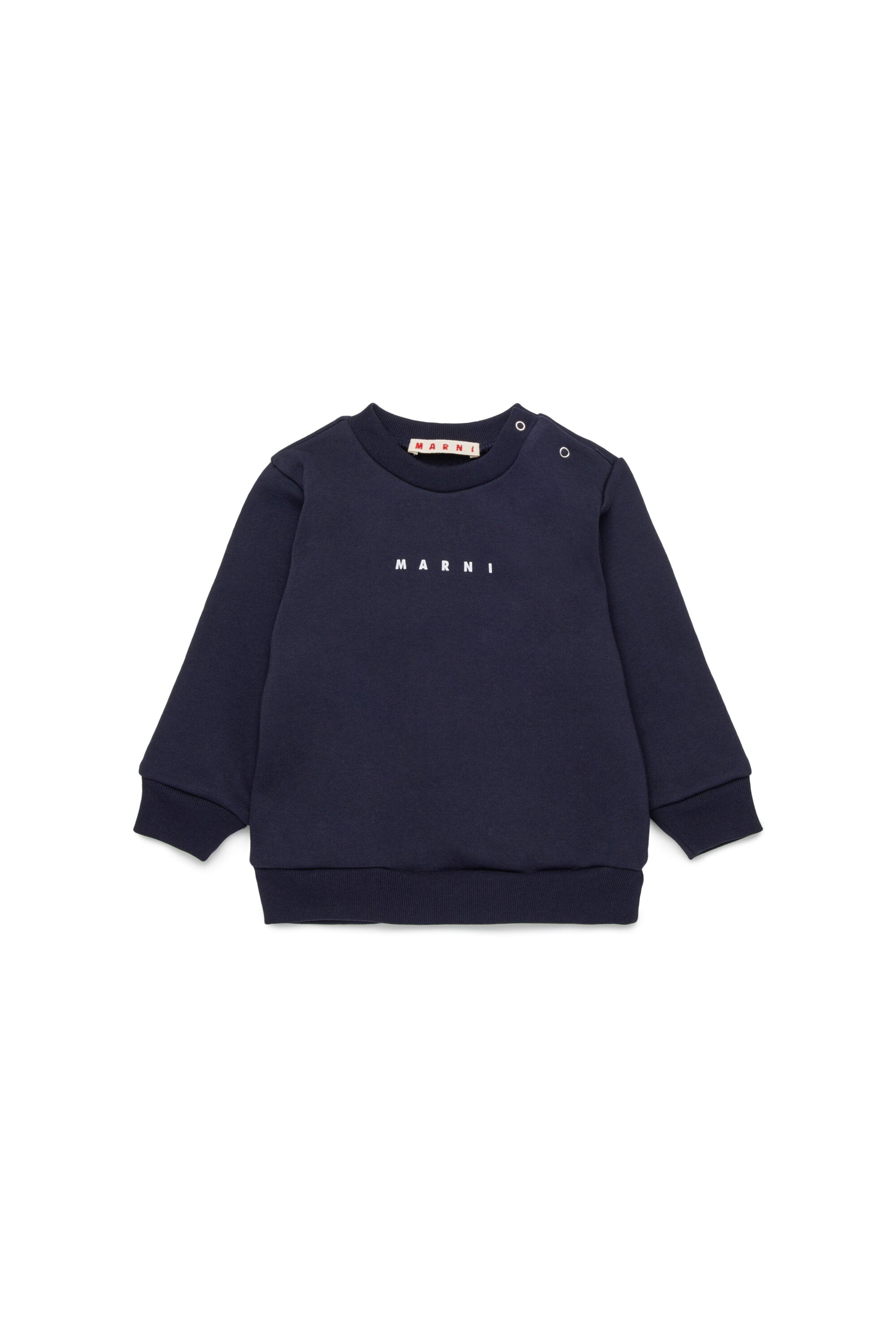 Sweat-shirt à col ras du cou avec logo Marni