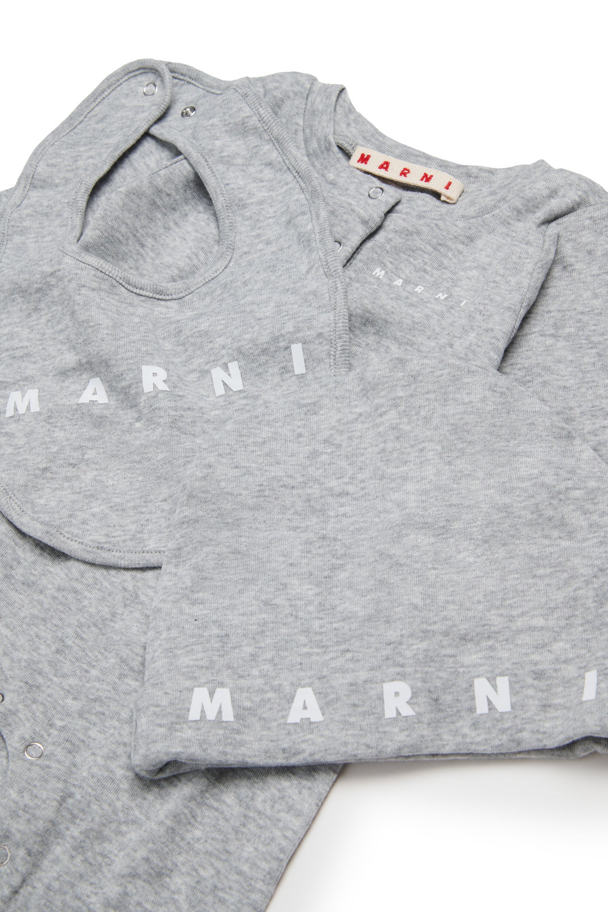 Set nascita in cotone con logo