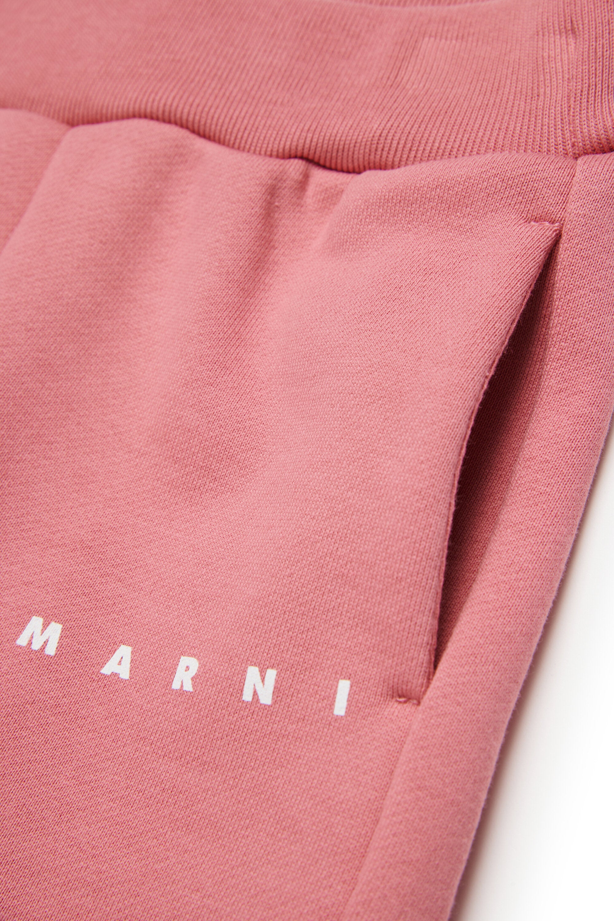 Pantaloni jogger in felpa con logo